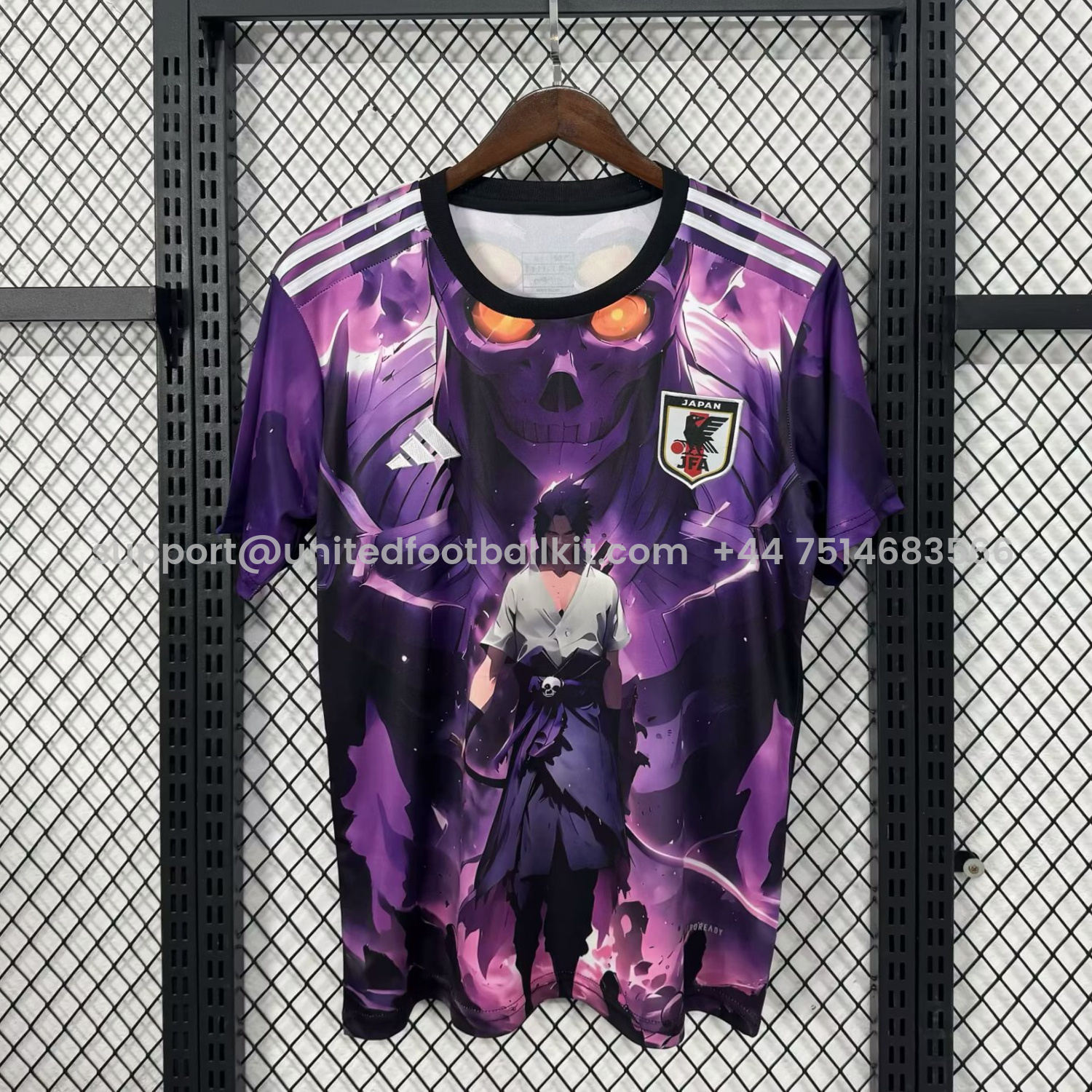 Unitedfootballkit.com | Japan 24-25 Sasuke Uchiha Susanoo Special Edition Jersey - Fans Version -Customize Name, Number and Patch | Worldwide Shipping