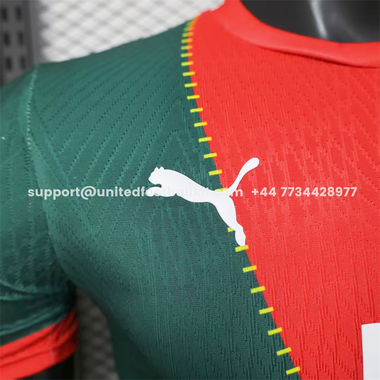 Unitedfootballkit.com | Marseille 25-26 Dark Green And Red Jersey -Player Version -Customize Name, Number and Patch | Worldwide Shipping