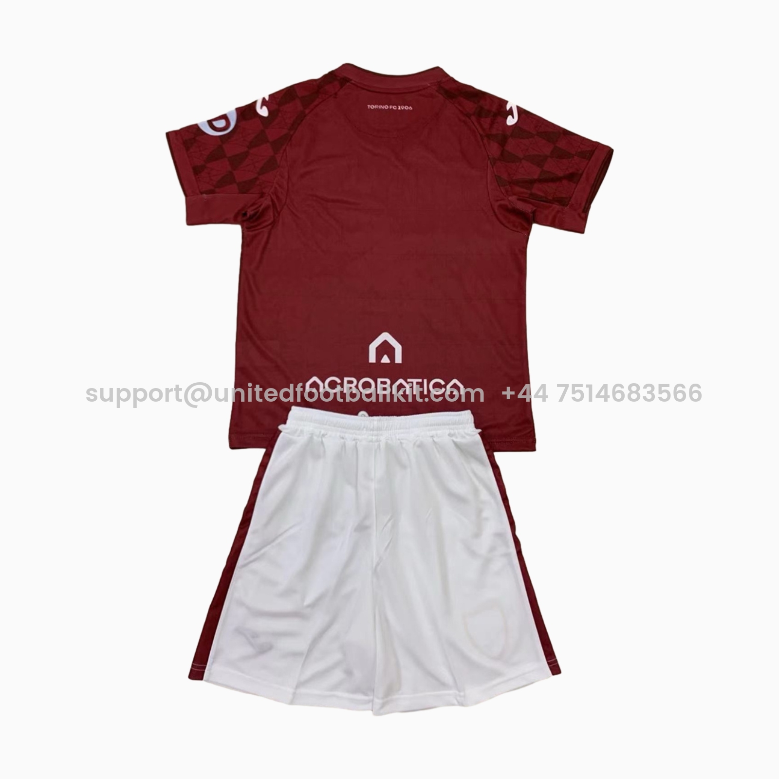 Unitedfootballkit.com | Torino 24-25 Home Men's Adult Jersey Set - Fans Version -Customize Name, Number and Patch | Worldwide Shipping
