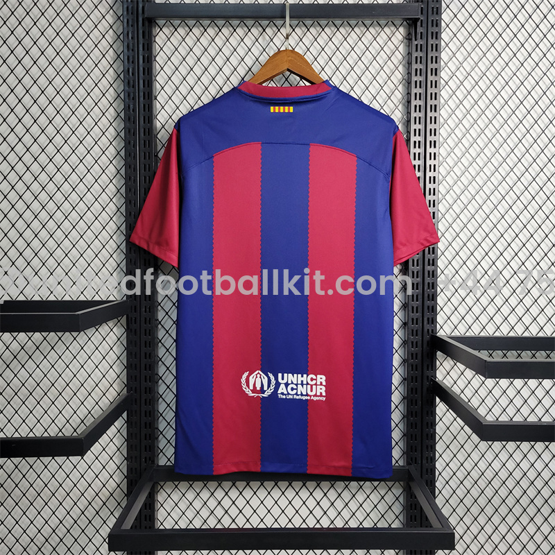 Unitedfootballkit.com | Barcelona 23-24 Home Jersey - Fans Version -Customize Name, Number and Patch | Worldwide Shipping