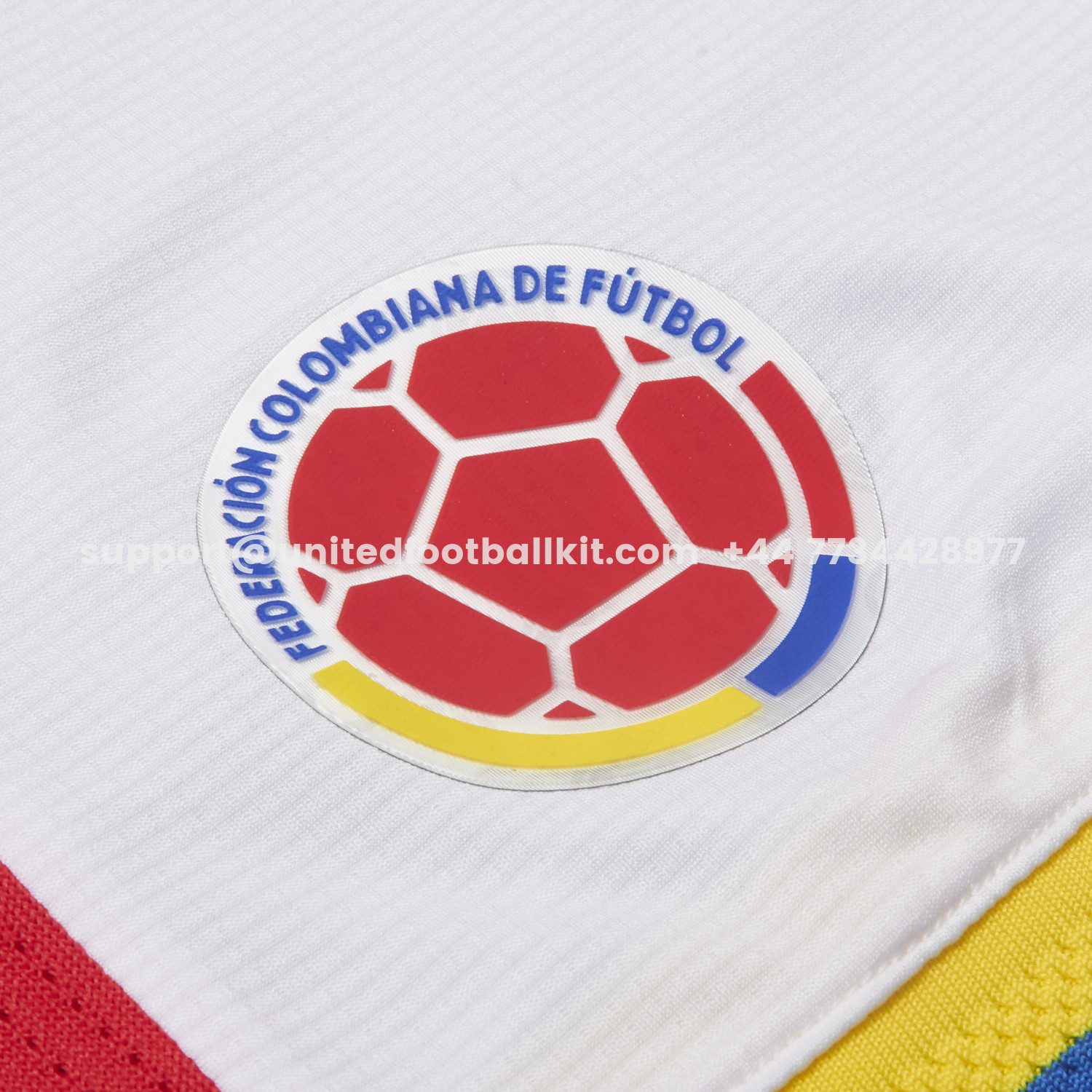 Unitedfootballkit.com | Colombia 2026 White Shorts - Player Version -Customize Name, Number and Patch | Worldwide Shipping