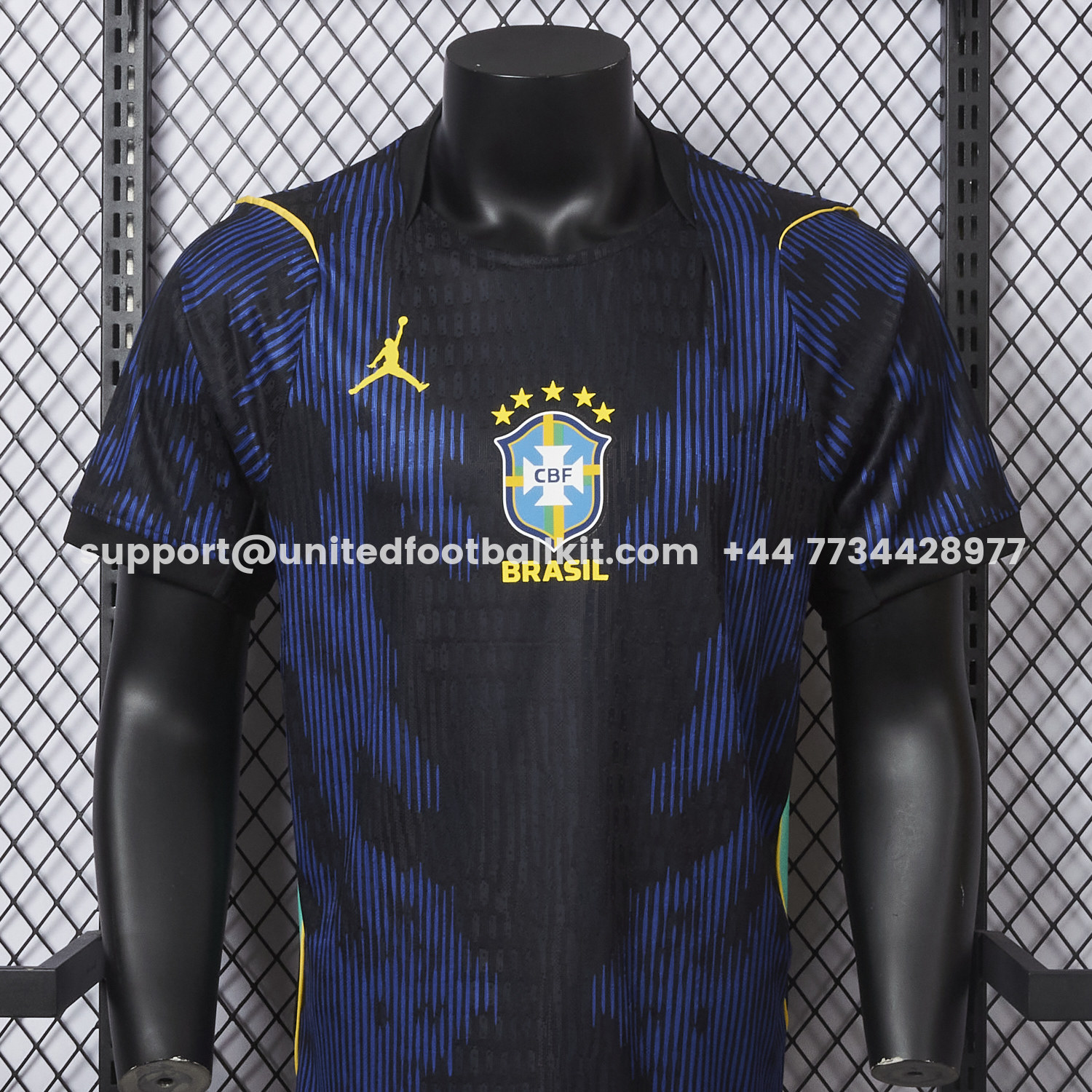 Unitedfootballkit.com | Brazil 2026 Away Blue Jersey - Player Version -Customize Name, Number and Patch | Worldwide Shipping