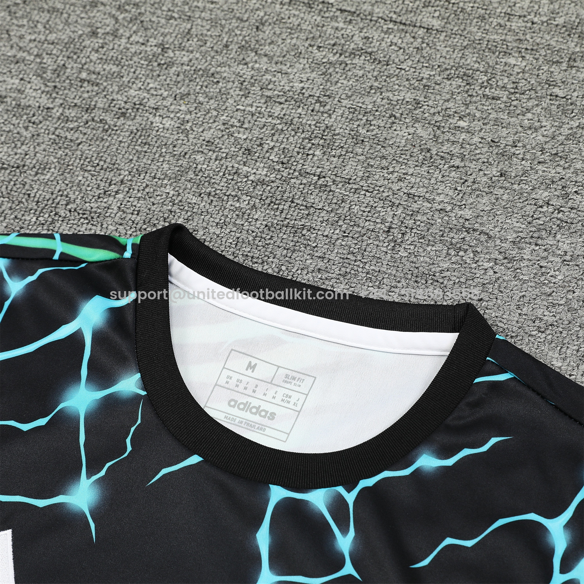 Unitedfootballkit.com | Real Madrid 24-25 Vest Training Set - Green & Black Leopard -Customize Name, Number and Patch | Worldwide Shipping