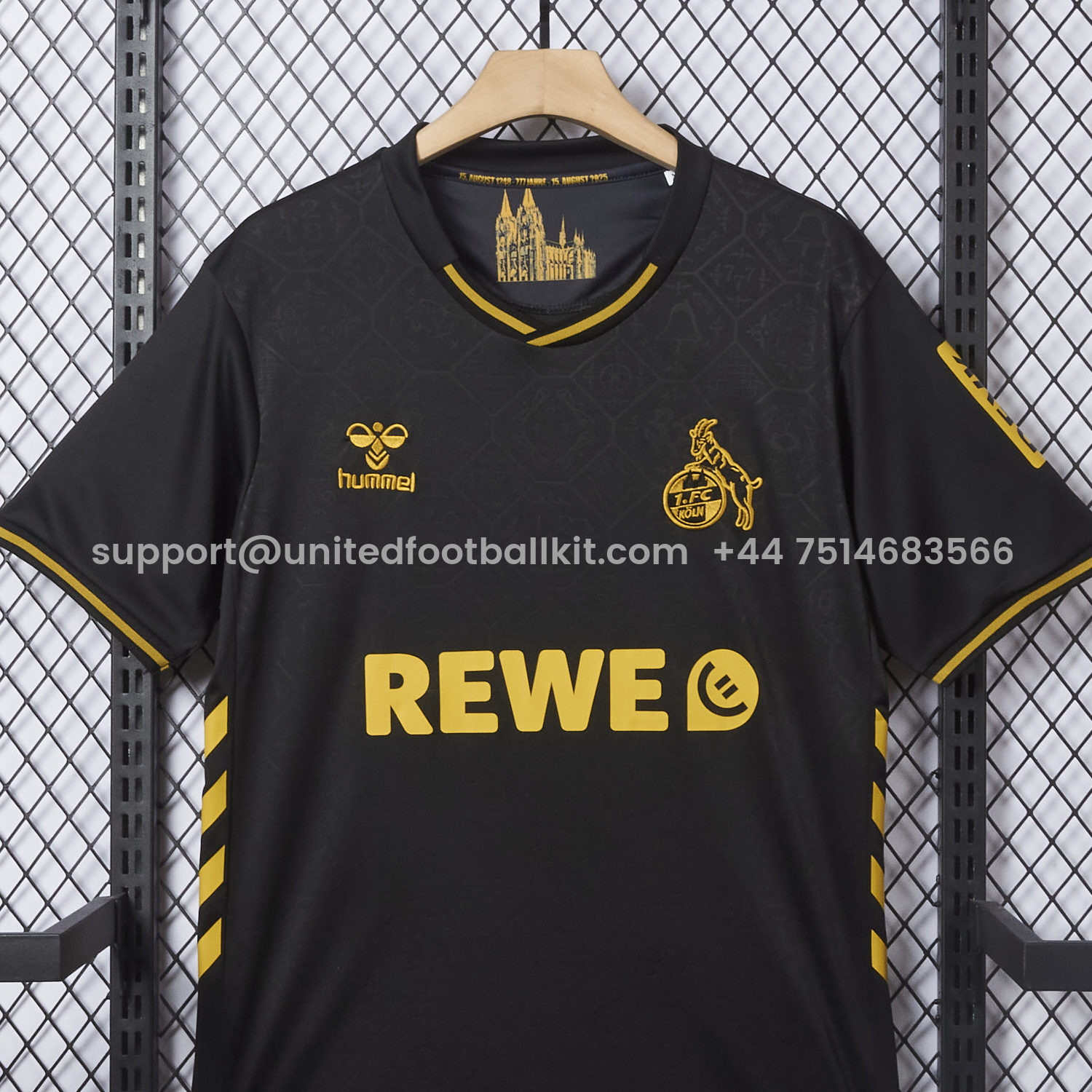 Unitedfootballkit.com | Köln 25-26 Third Black Jersey - Fans Version -Customize Name, Number and Patch | Worldwide Shipping