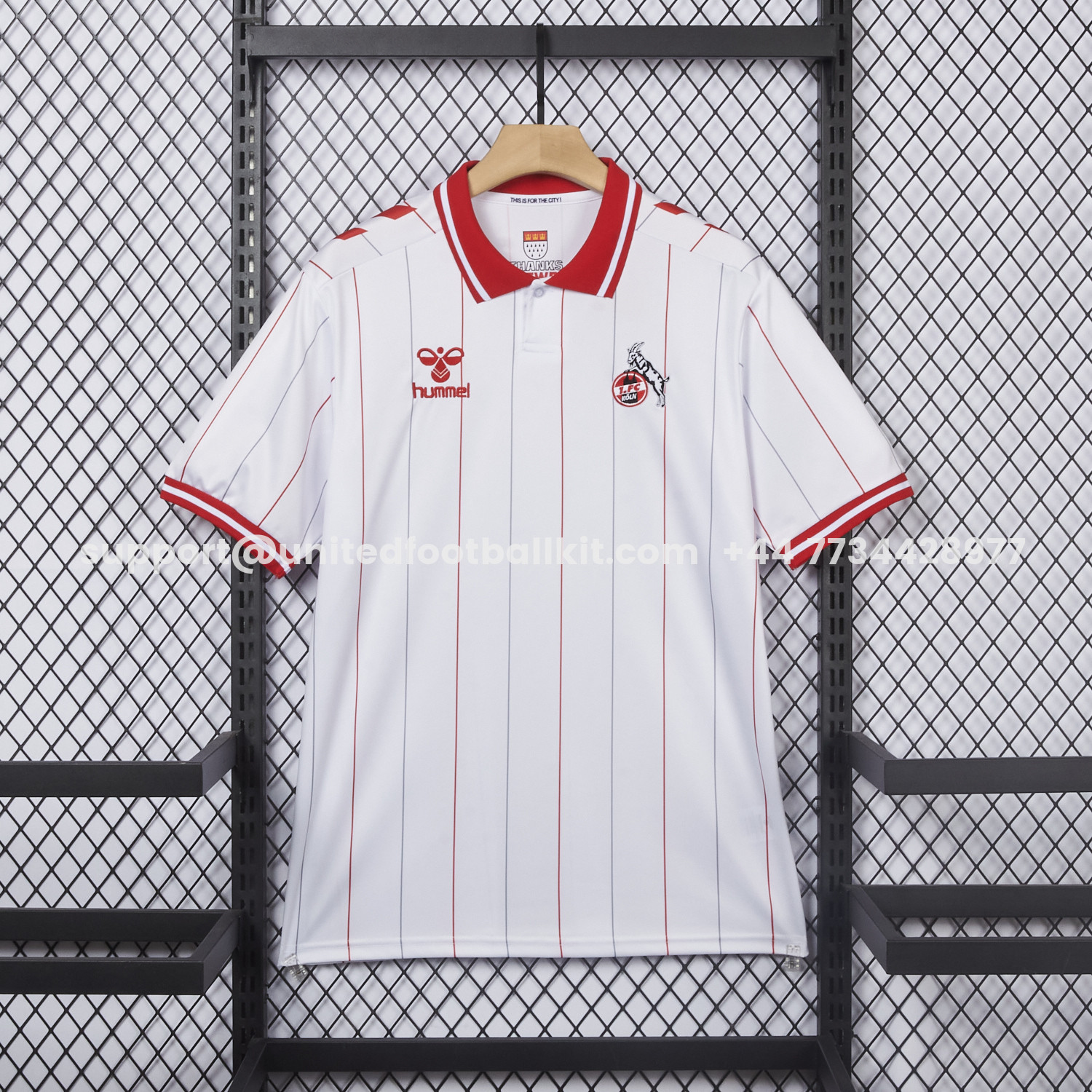 Unitedfootballkit.com | Köln 25-26 WE:FC Culture Polo Jersey - Fans Version -Customize Name, Number and Patch | Worldwide Shipping
