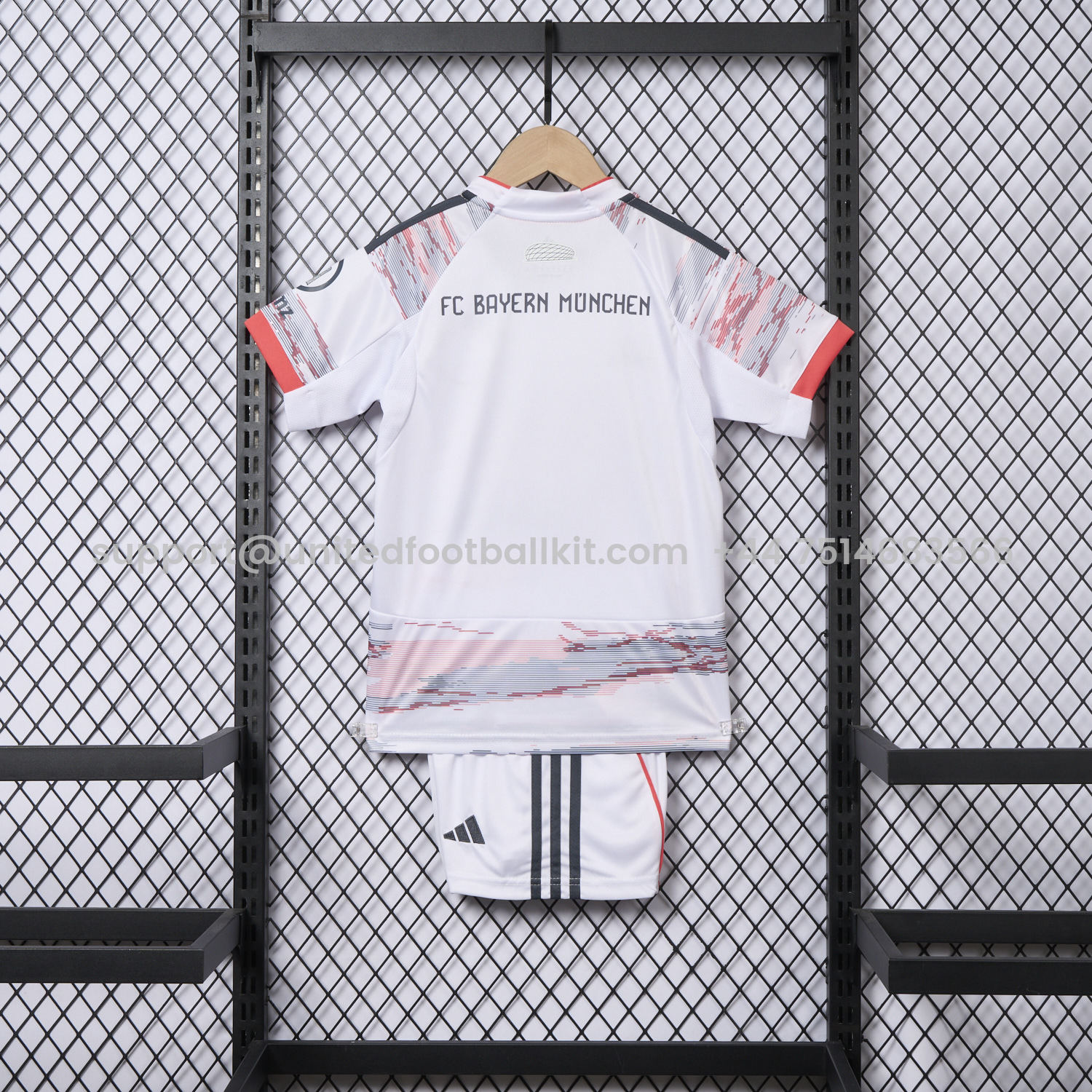 Unitedfootballkit.com | Bayern Munich 25-26 Away Kids Kit -Customize Name, Number and Patch | Worldwide Shipping