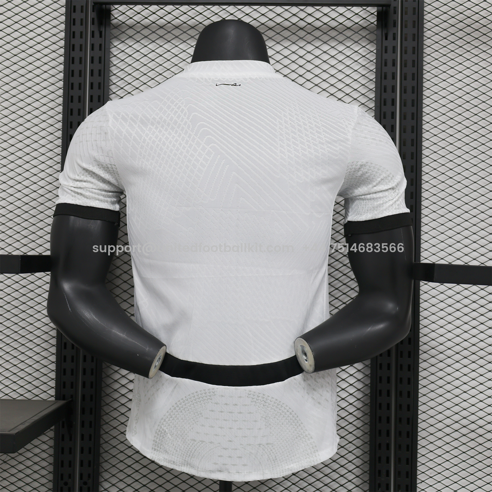 Unitedfootballkit.com | Egypt 24-25 Away White Jersey - Player Version -Customize Name, Number and Patch | Worldwide Shipping