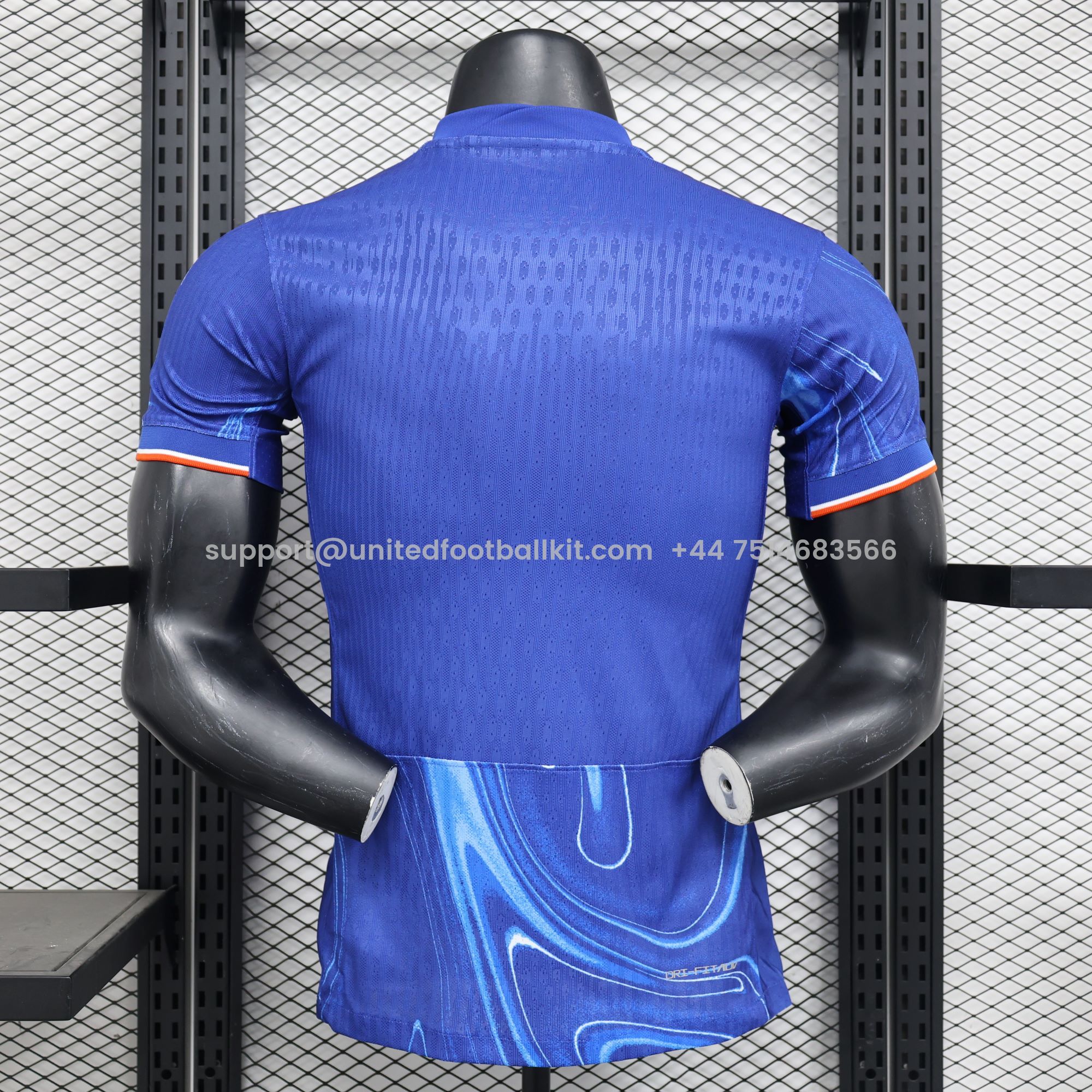 Unitedfootballkit.com | C.H.E.L.S.E.A 24-25 Home Stadium Jersey With Chest Advertisement - Player Version -Customize Name, Number and Patch | Worldwide Shipping