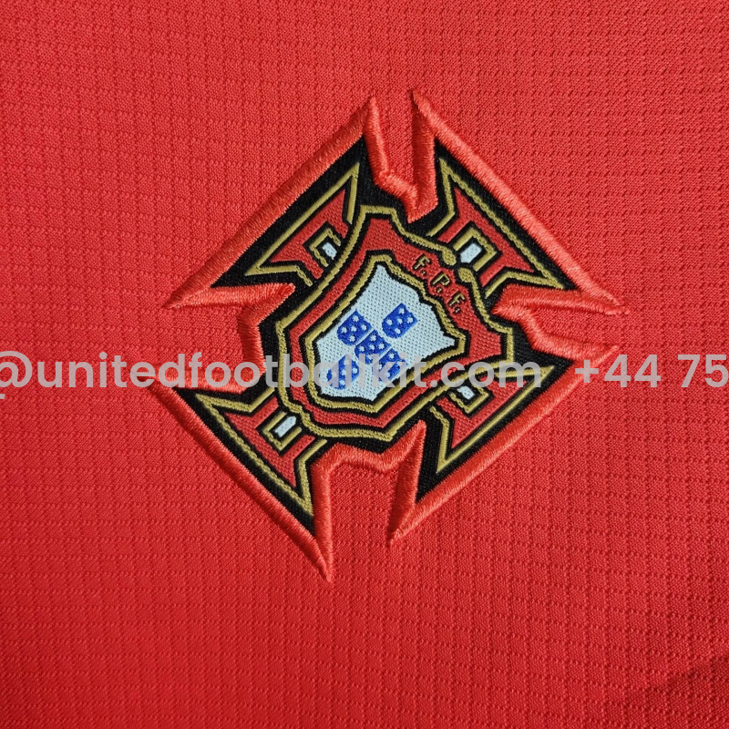 Unitedfootballkit.com | Portugal 2024 Home Stadium Kids Kit -Customize Name, Number and Patch | Worldwide Shipping