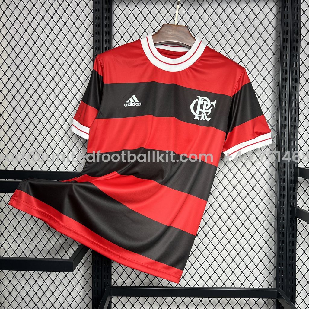 Unitedfootballkit.com | Retro Flamengo 2018 Commemorative Edition Jersey -Customize Name, Number and Patch | Worldwide Shipping
