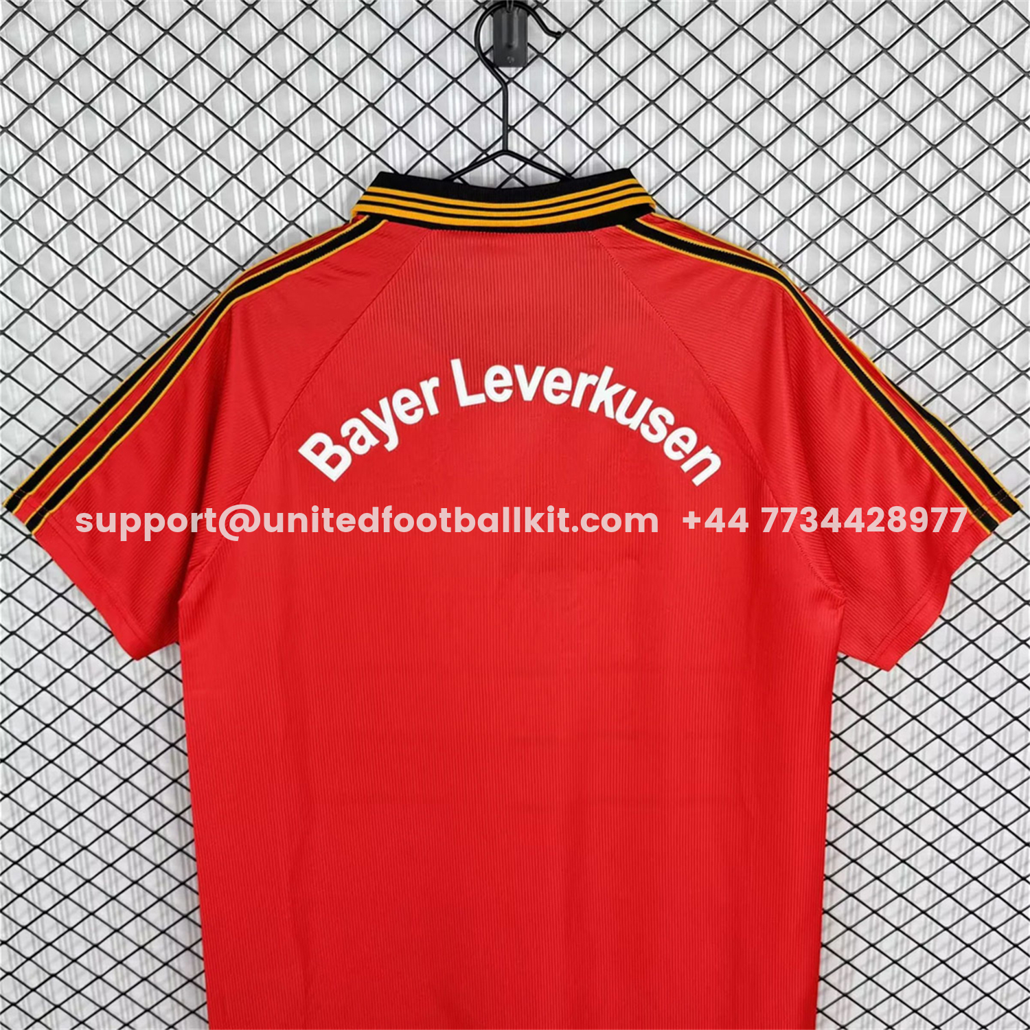 Unitedfootballkit.com | Retro Bayer 04 Leverkusen 1999-00 Home Jersey -Customize Name, Number and Patch | Worldwide Shipping