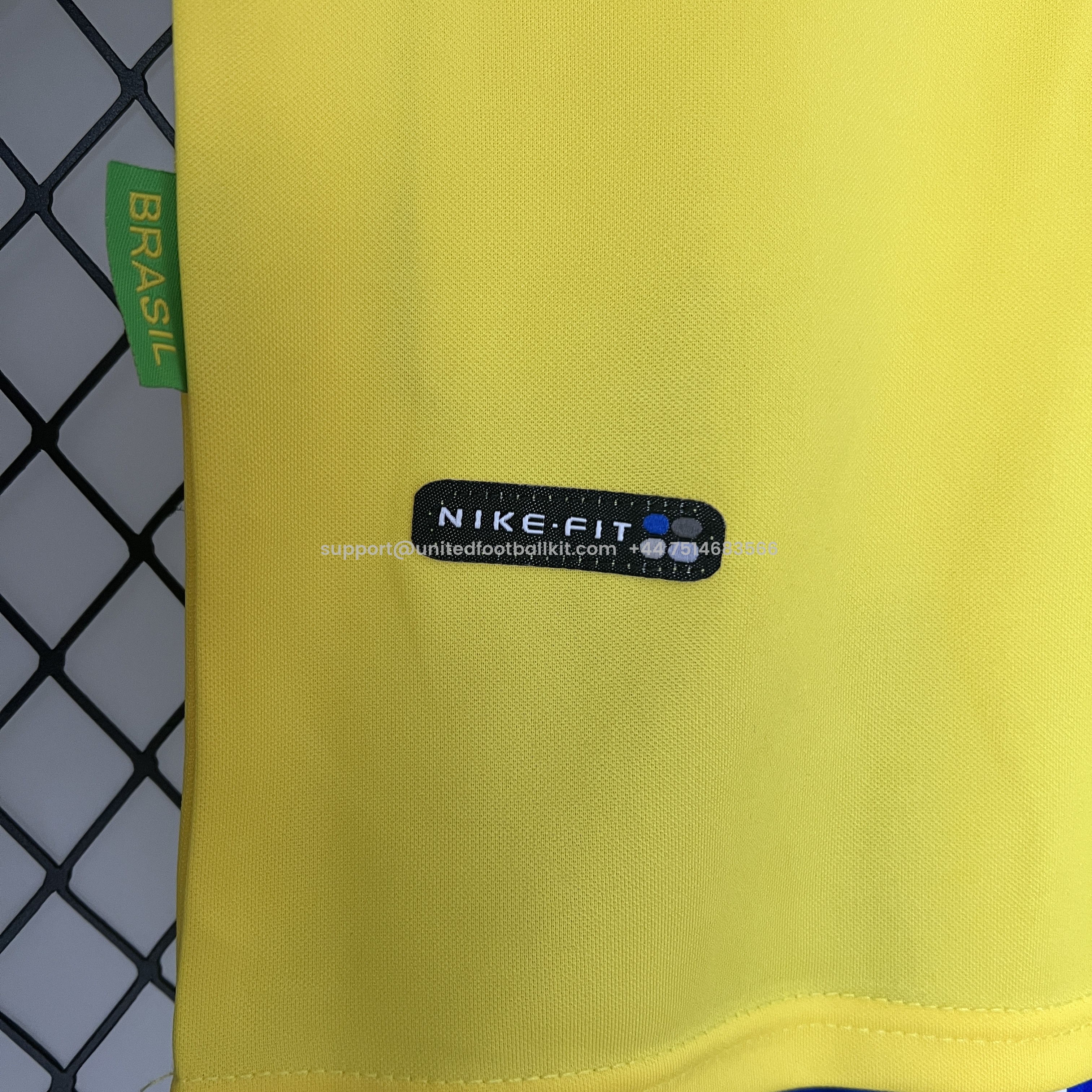 Unitedfootballkit.com | Retro Brazil 1998 Home Stadium Kids Kit -Customize Name, Number and Patch | Worldwide Shipping