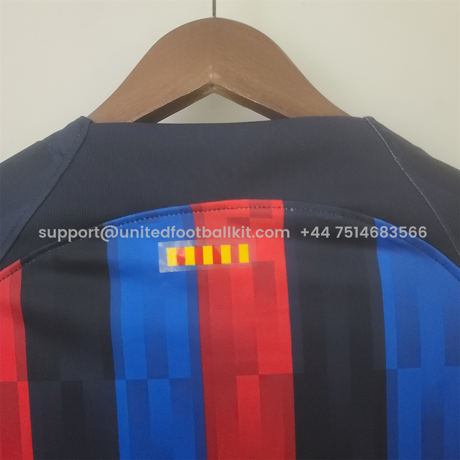 Unitedfootballkit.com | Retro Barcelona 22-23 Owl Sponsor Home Jersey -Customize Name, Number and Patch | Worldwide Shipping