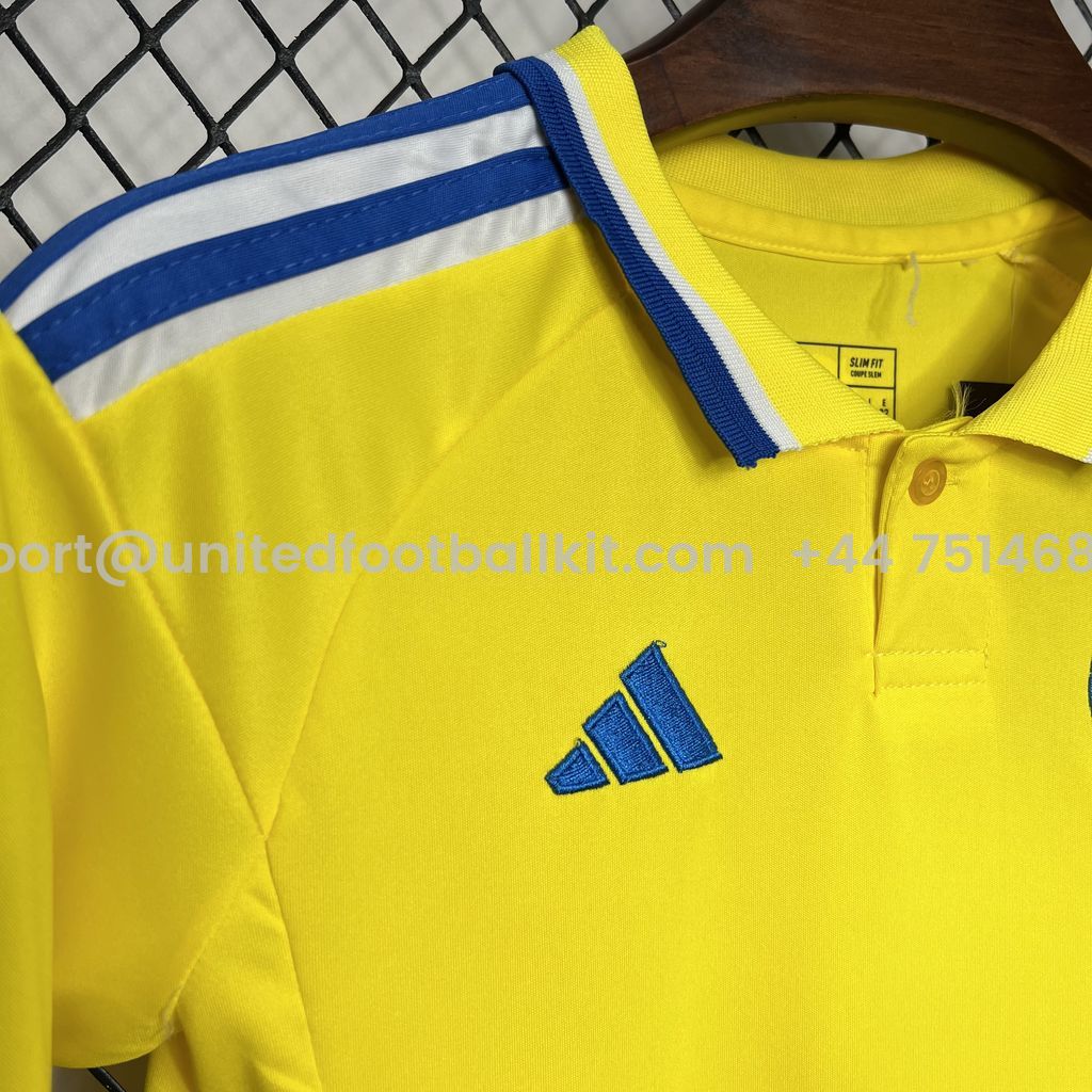 Unitedfootballkit.com | Leeds United 24-25 Away Kids Kit -Customize Name, Number and Patch | Worldwide Shipping