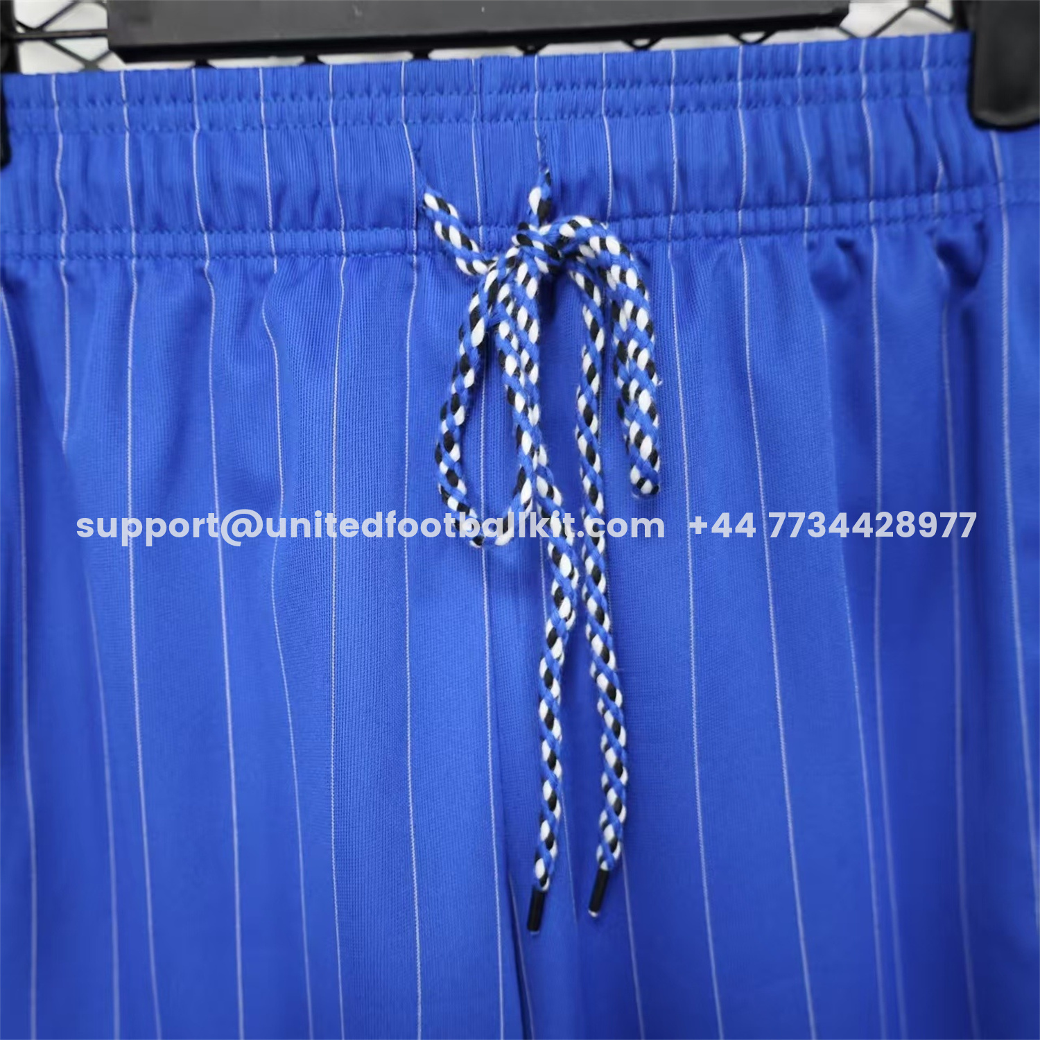 Unitedfootballkit.com | C.H.E.L.S.E.A 25-26 Trefoil Blue Travel Shorts - Player Version -Customize Name, Number and Patch | Worldwide Shipping