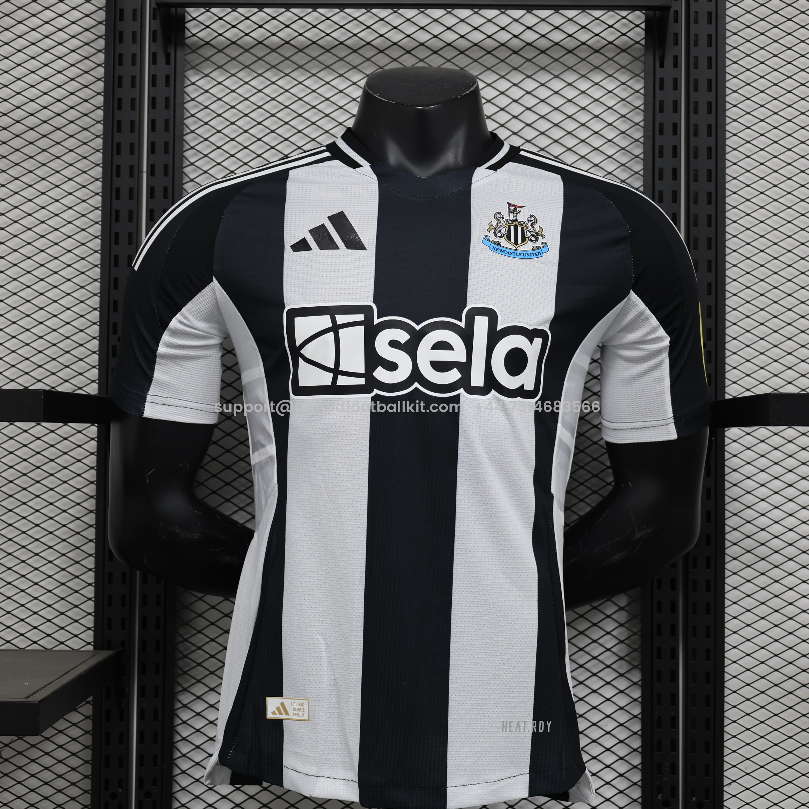 Unitedfootballkit.com | Newcastle United 24-25 Home Stadium Jersey - Player Version -Customize Name, Number and Patch | Worldwide Shipping