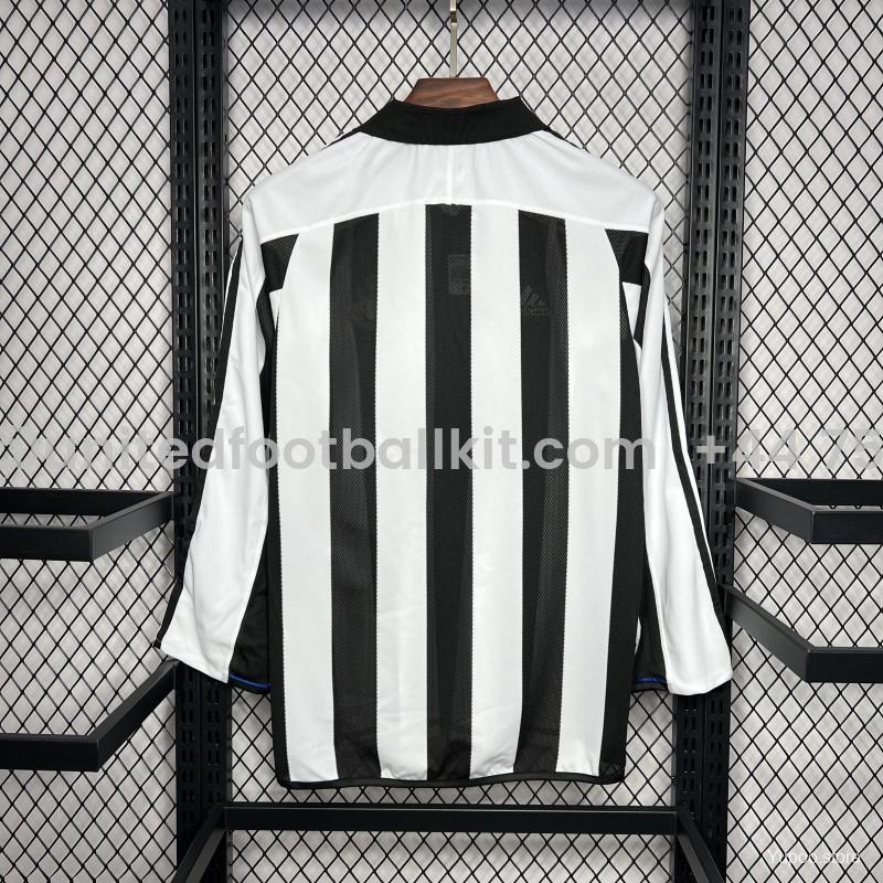 Unitedfootballkit.com | Retro Newcastle United 2003-05 Home Long Sleeve Jersey -Customize Name, Number and Patch | Worldwide Shipping