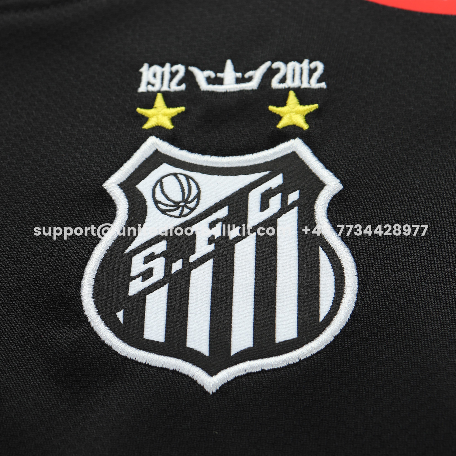 Unitedfootballkit.com | Retro Santos 2012 Black Special Long Sleeves Kids Kit -Customize Name, Number and Patch | Worldwide Shipping