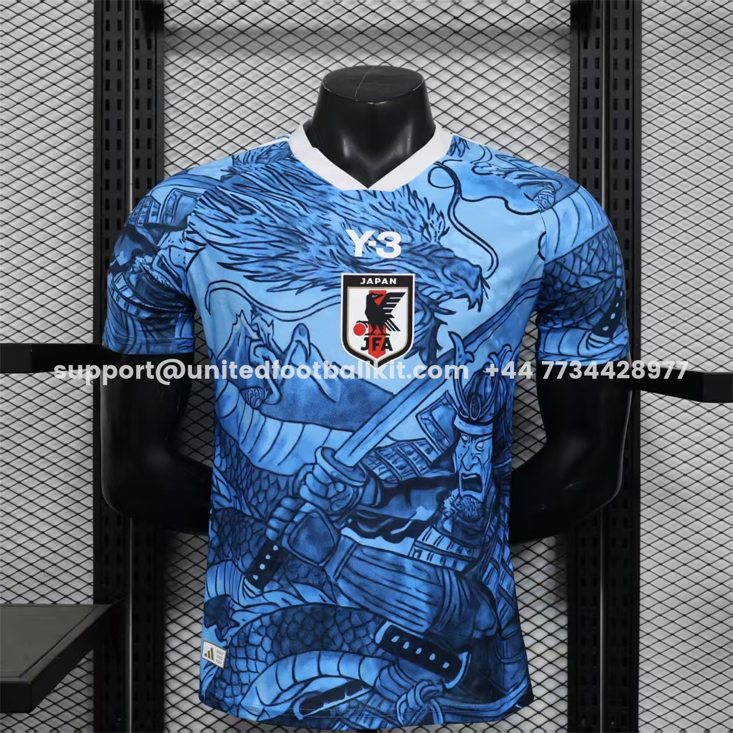 Unitedfootballkit.com | Japan 25-26 Y3 Samurai And Dragon Special Jersey - Player Version -Customize Name, Number and Patch | Worldwide Shipping