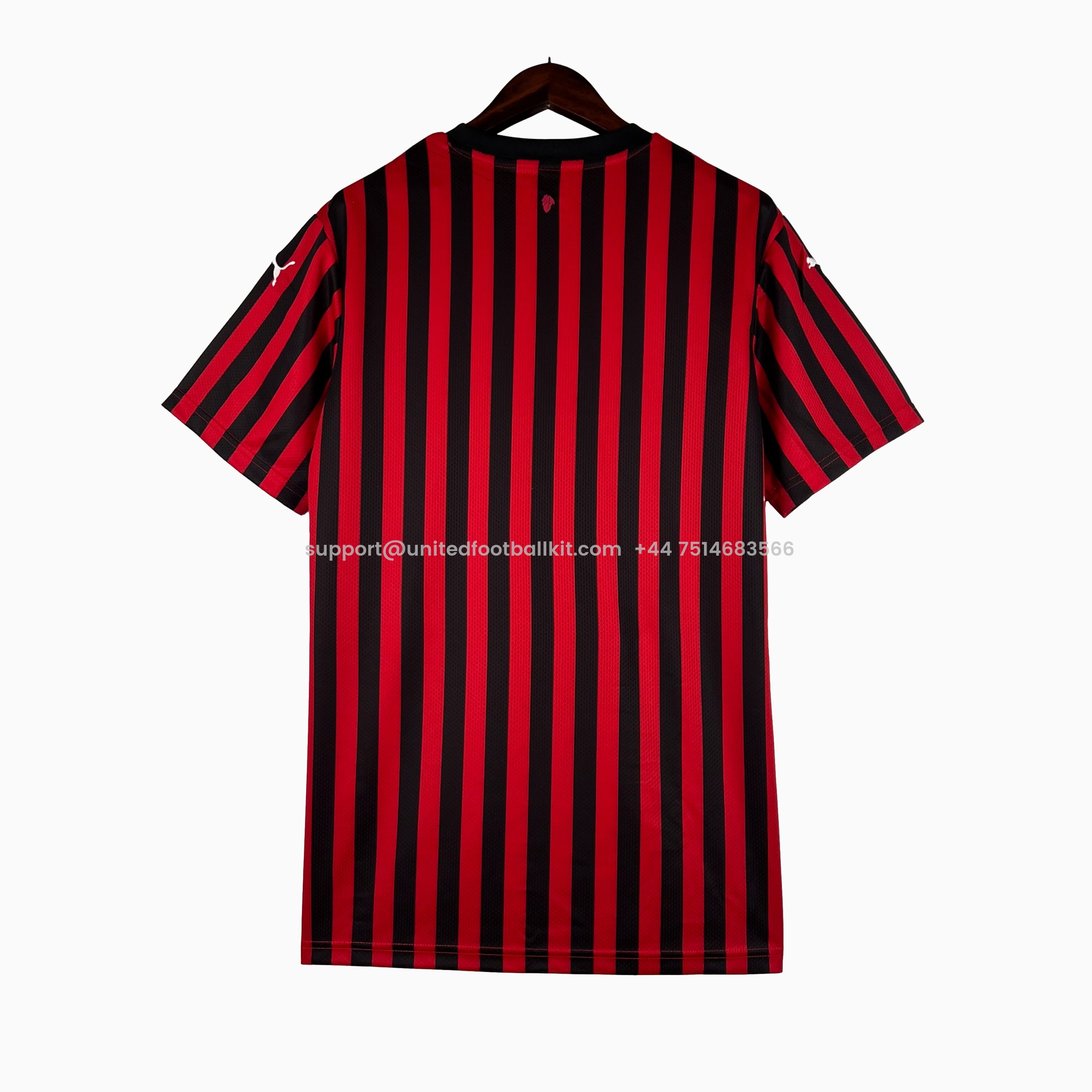 Unitedfootballkit.com | Retro AC Milan 2019-20 Home Stadium Jersey -Customize Name, Number and Patch | Worldwide Shipping