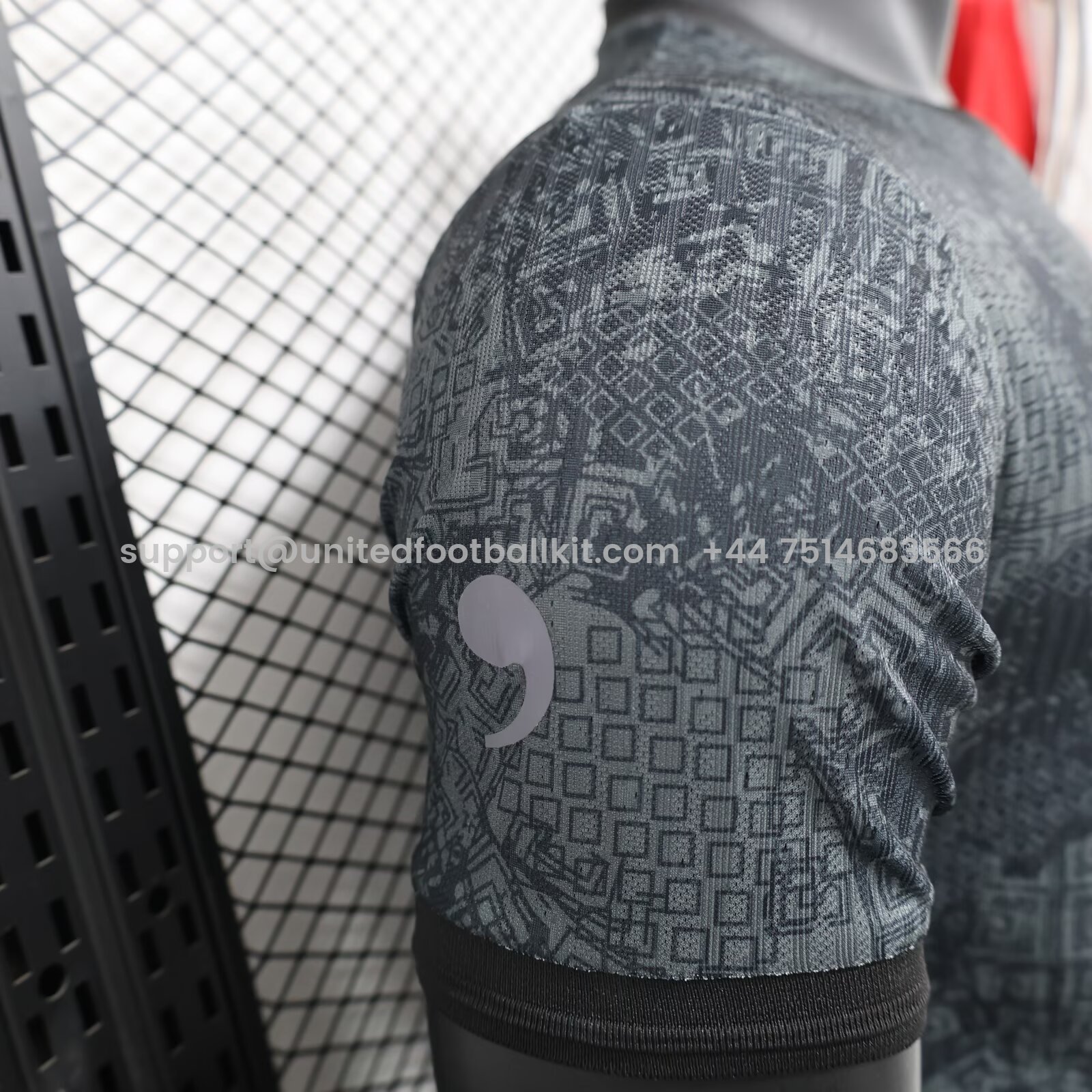 Unitedfootballkit.com | Argentina 2024-25 COMMA Messi Black Jersey - Black Version -Customize Name, Number and Patch | Worldwide Shipping