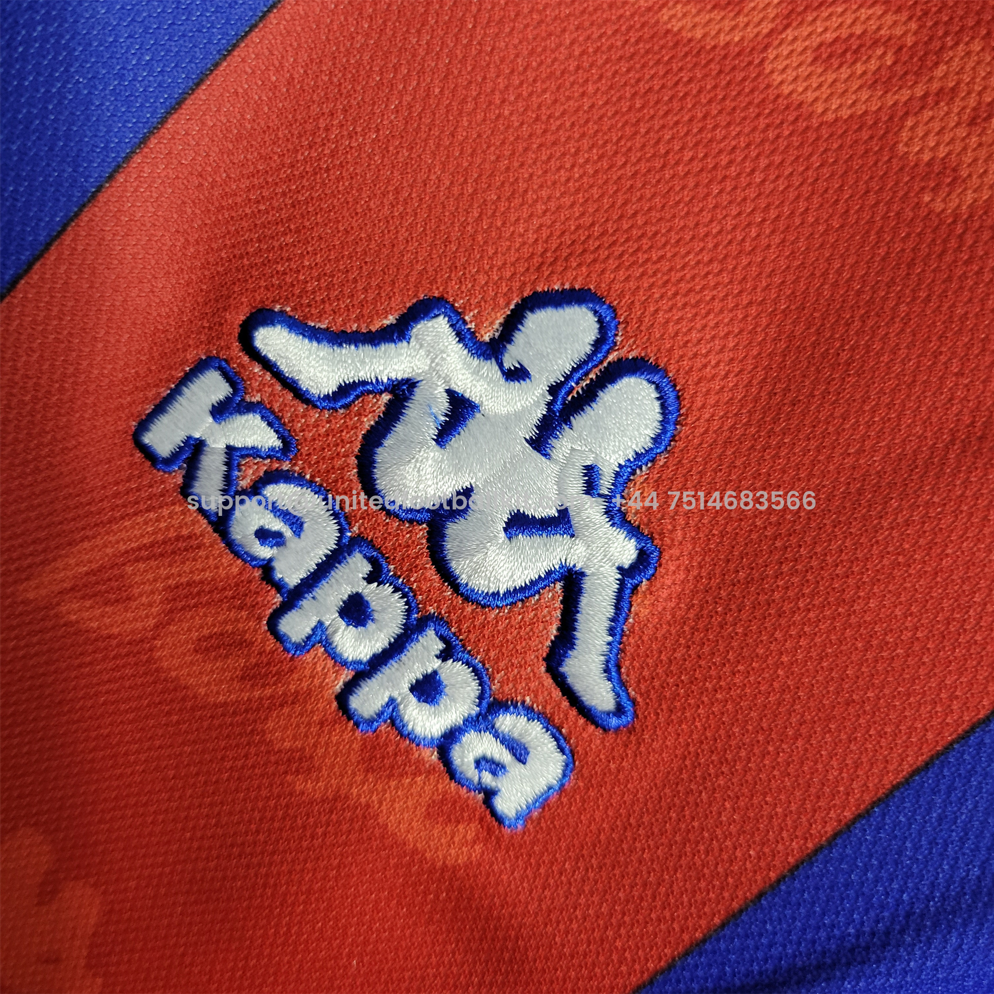 Unitedfootballkit.com | Retro Barcelona 96-97 Home Stadium Jersey -Customize Name, Number and Patch | Worldwide Shipping