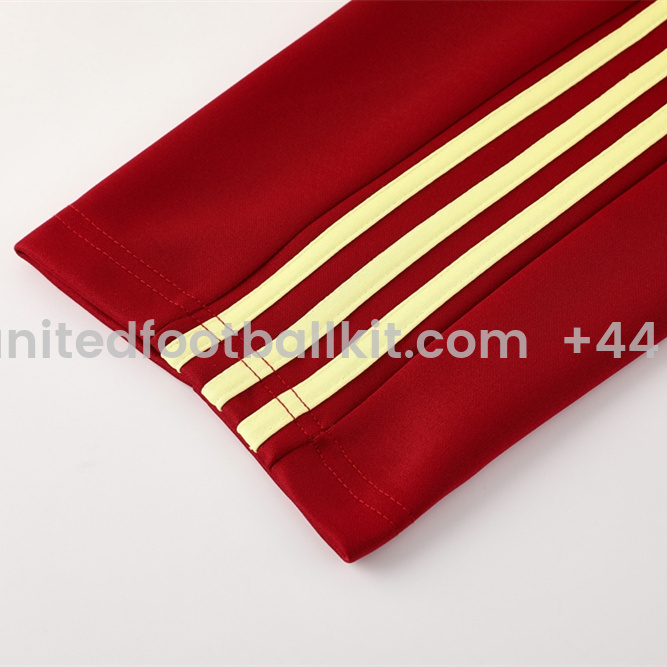 Unitedfootballkit.com | Roma 24-25 Vintage Jacket Training Tracksuit - Red -Customize Name, Number and Patch | Worldwide Shipping