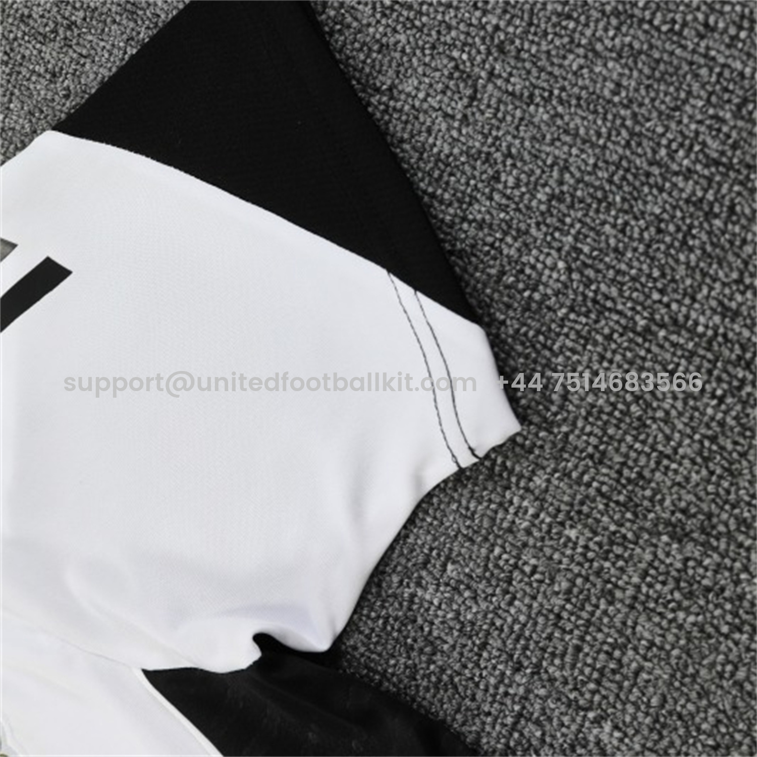 Unitedfootballkit.com | Manchester United 25-26 Short-Sleeve Training Set - Red Black Blocks White Top & Black Shorts -Customize Name, Number and Patch | Worldwide Shipping