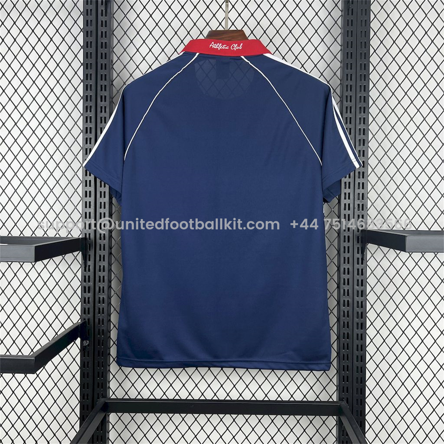 Unitedfootballkit.com | Retro Athletic Bilbao 1999-00 Away Jersey -Customize Name, Number and Patch | Worldwide Shipping