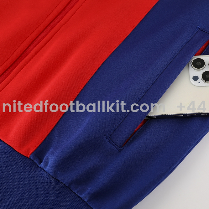 Unitedfootballkit.com | Arsenal 24-25 Originals LFSTLR Jacket Training Tracksuit - Red and Blue -Customize Name, Number and Patch | Worldwide Shipping