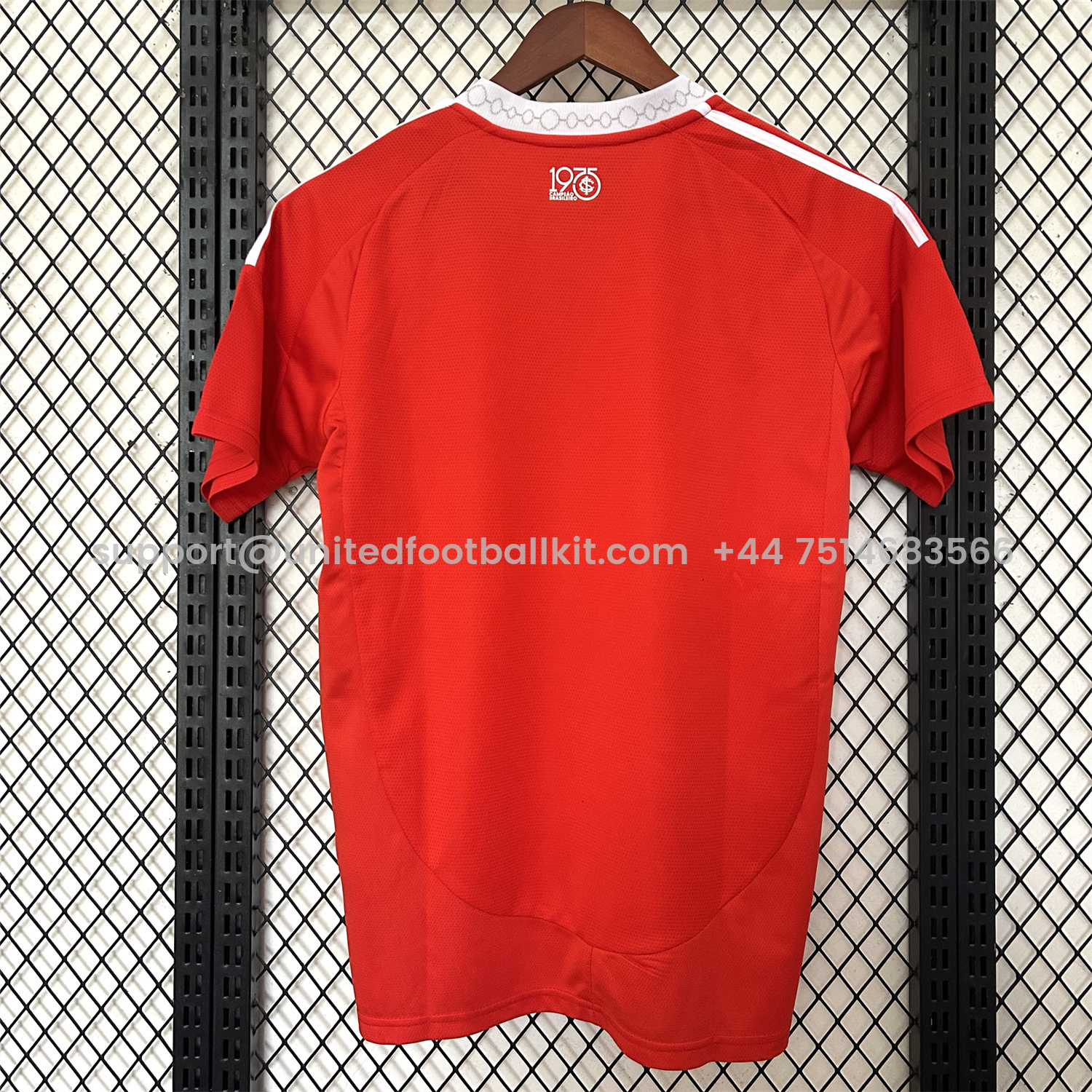 Unitedfootballkit.com | SC Internacional 25-26 Home Unsponsored Jersey - Fans Version -Customize Name, Number and Patch | Worldwide Shipping