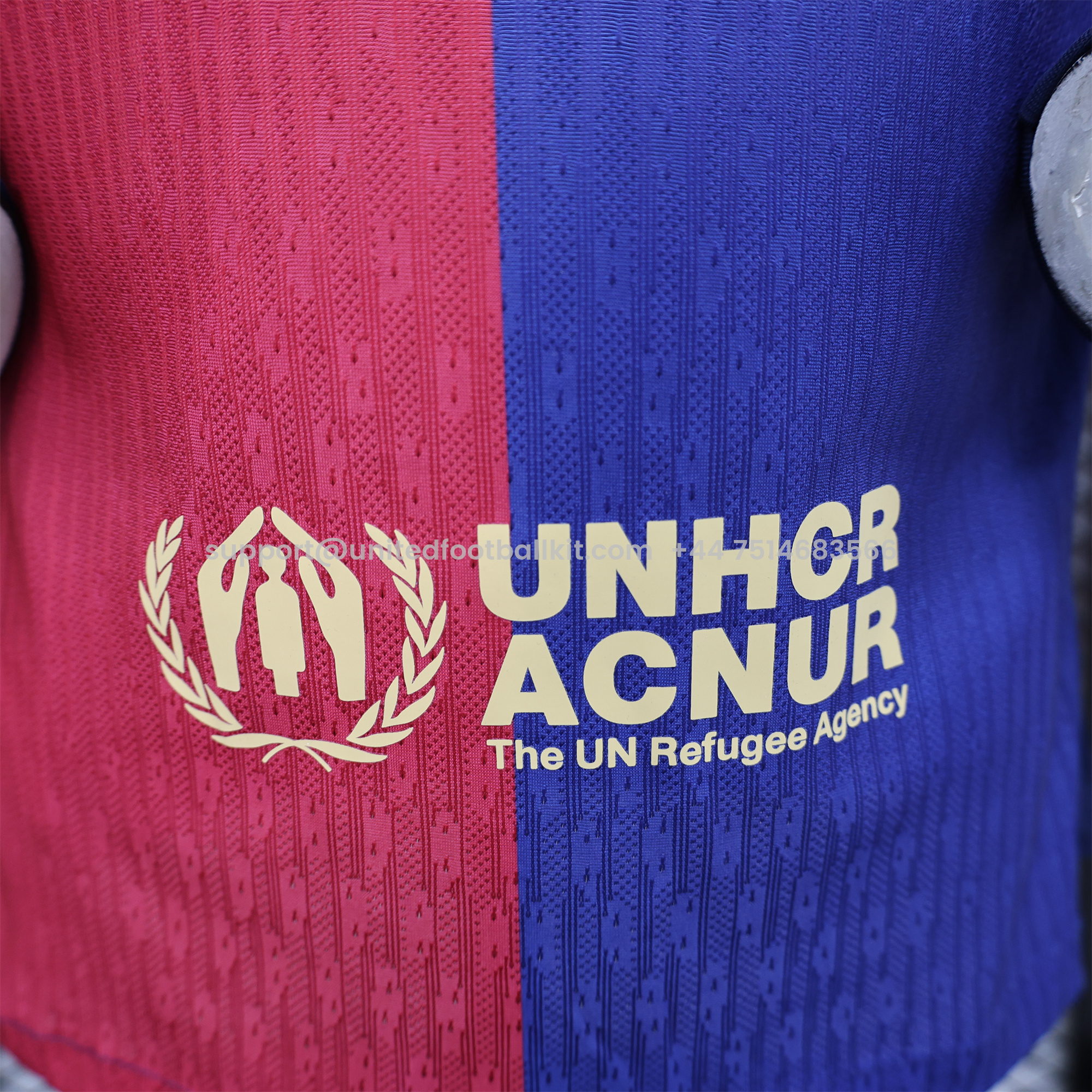 Unitedfootballkit.com | Barcelona X Coldplay 24-25 Home Co-Branded Long Sleeve Jersey - Player Version -Customize Name, Number and Patch | Worldwide Shipping