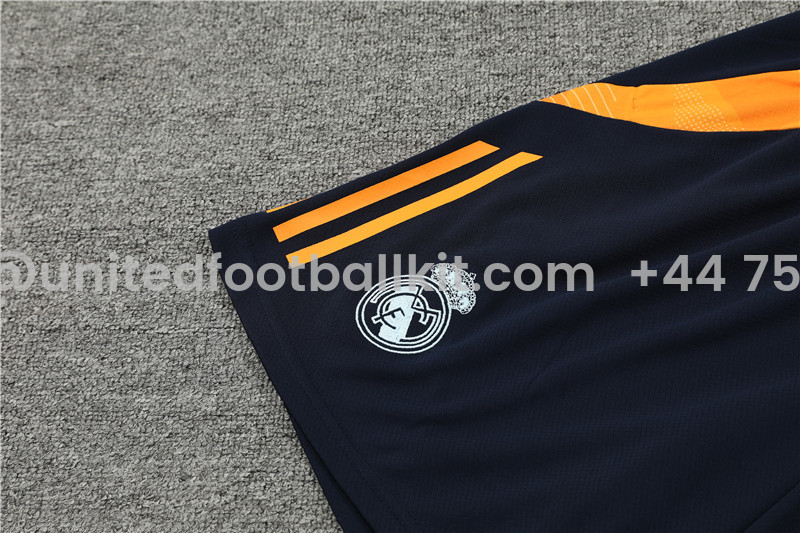 Unitedfootballkit.com | Real Madrid 24-25 Short-Sleeve Training Set - Light Blue -Customize Name, Number and Patch | Worldwide Shipping