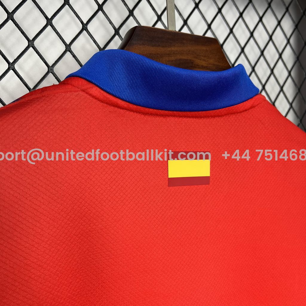 Unitedfootballkit.com | Atletico Madrid 24-25 Home Stadium Jersey - Fans Version -Customize Name, Number and Patch | Worldwide Shipping