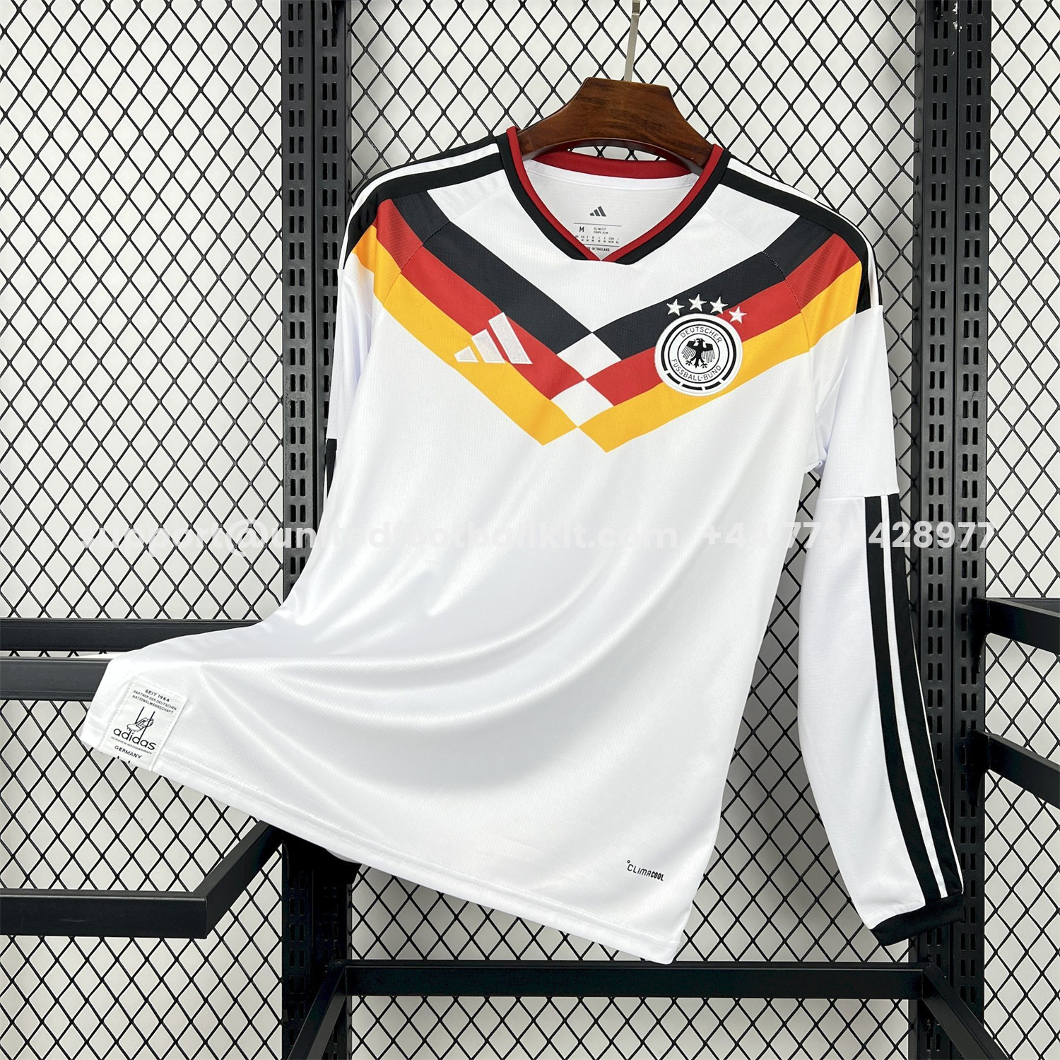 Unitedfootballkit.com | Germany 2026 Home Long Sleeves Jersey - Fans Version -Customize Name, Number and Patch | Worldwide Shipping