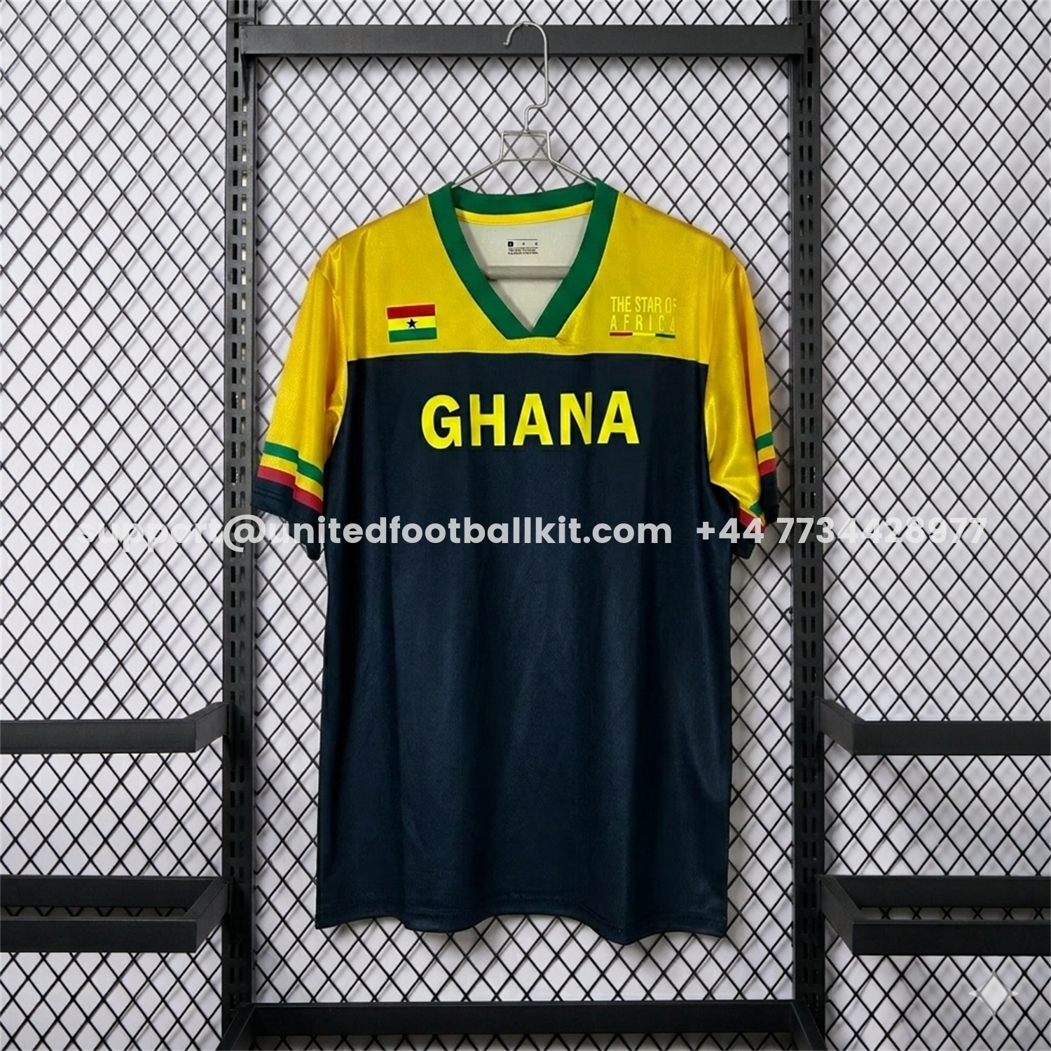 Unitedfootballkit.com | Ghana 2026 Yellow Black Special Jersey - Fans Version -Customize Name, Number and Patch | Worldwide Shipping