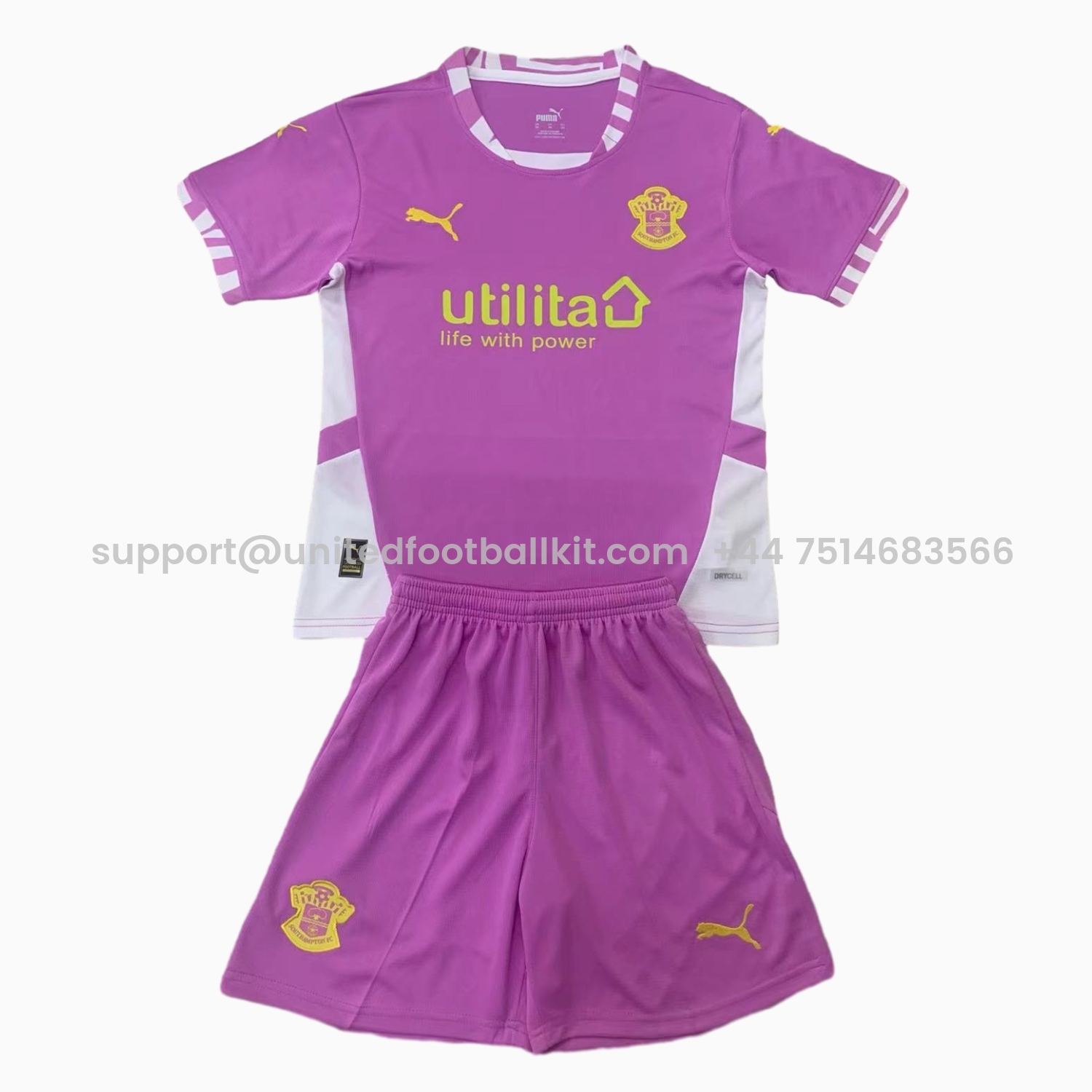 Unitedfootballkit.com | Southampton 24-25 Third Kids Kit -Customize Name, Number and Patch | Worldwide Shipping