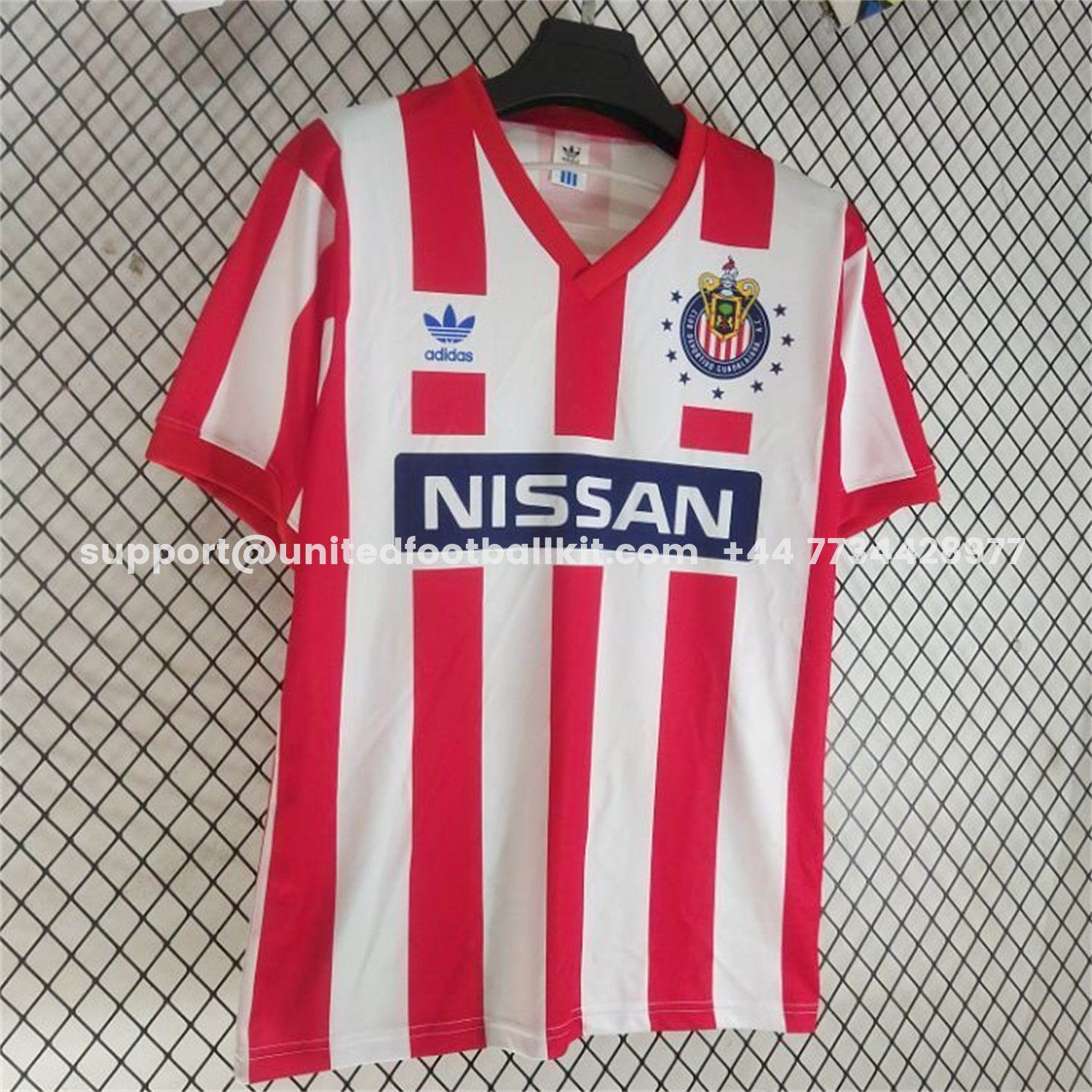 Unitedfootballkit.com | Retro Chivas de Guadalajara 1990-91 Home Jersey -Customize Name, Number and Patch | Worldwide Shipping