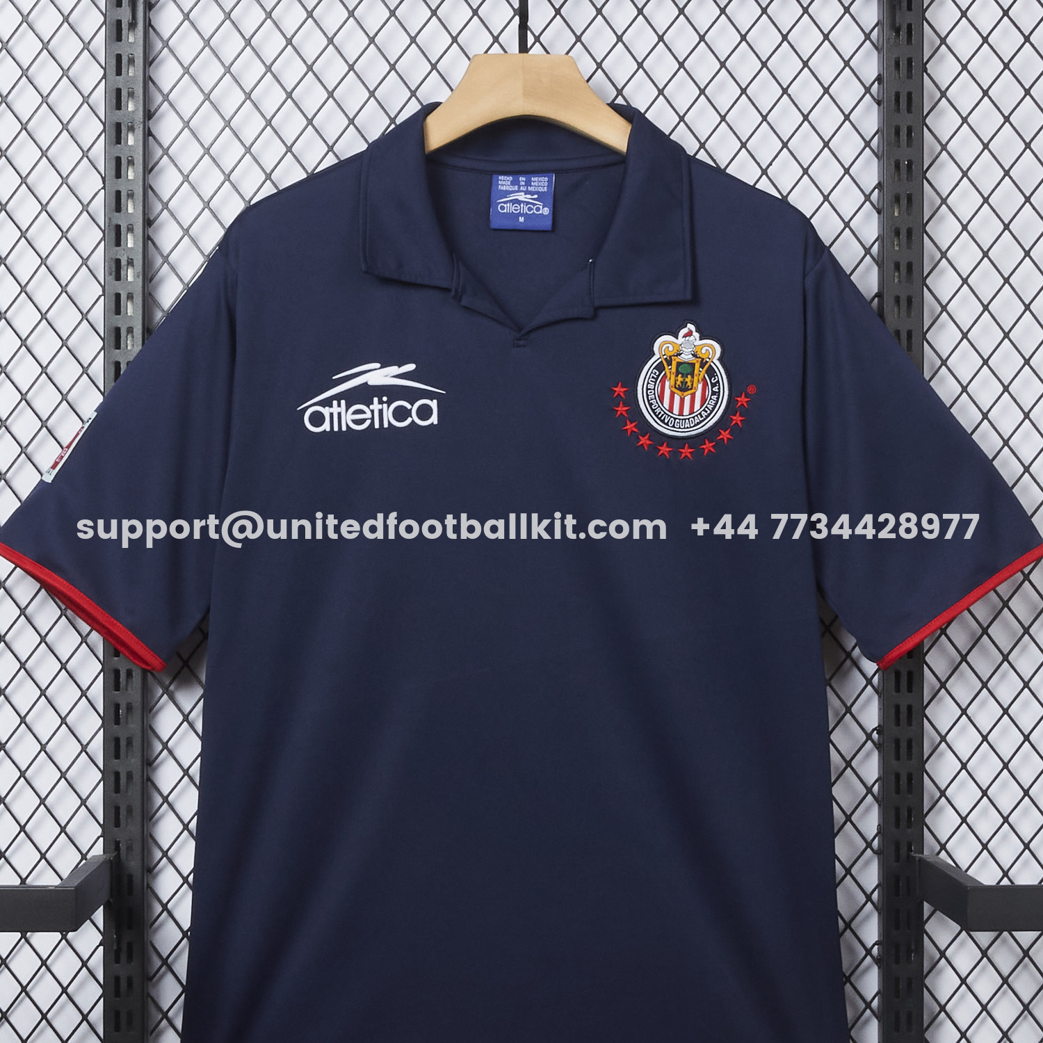 Unitedfootballkit.com | Retro Chivas de Guadalajara 2003-04 Away Deep Blue Jersey -Customize Name, Number and Patch | Worldwide Shipping