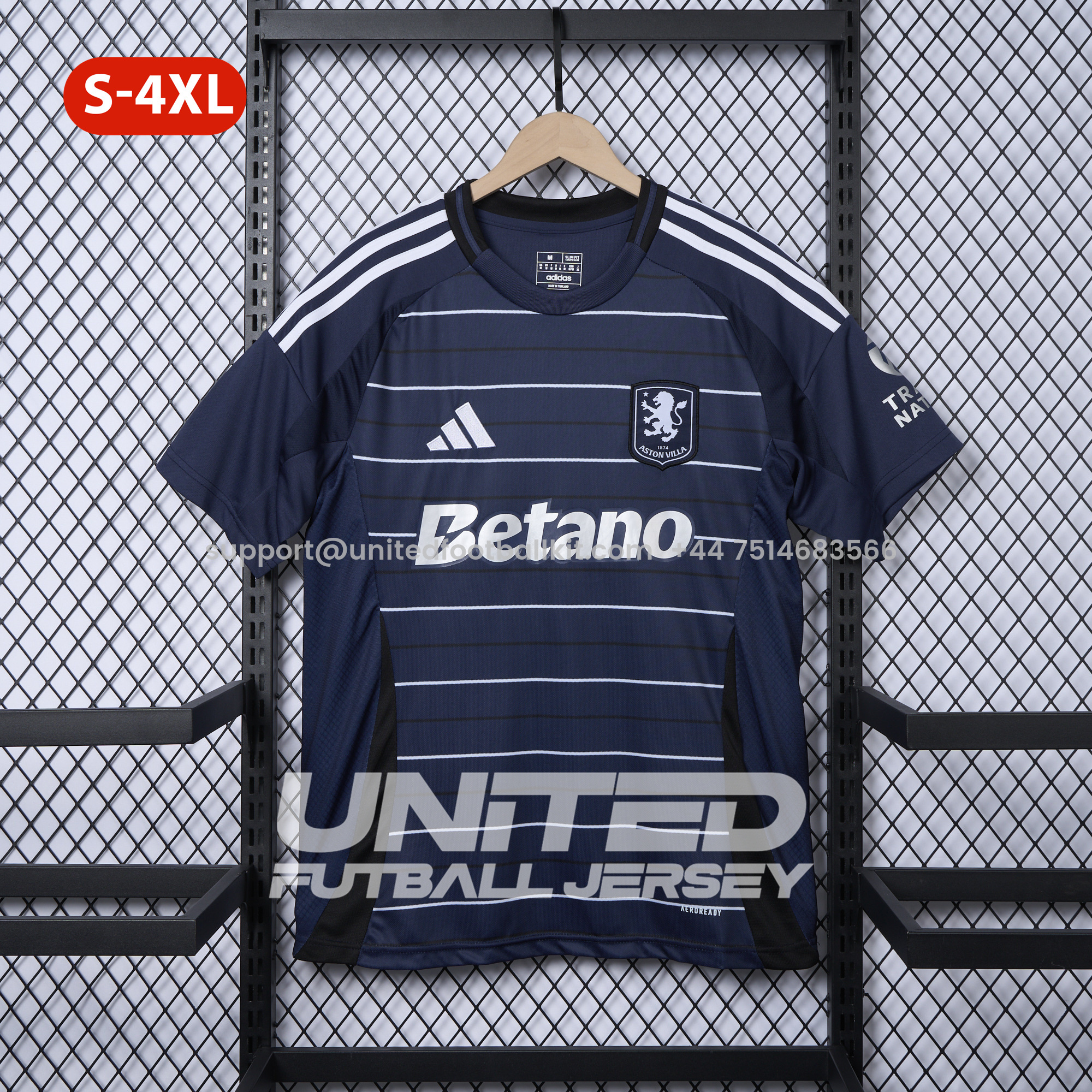 Unitedfootballkit.com | Aston Villa 24-25 Third Jersey - Fans Version -Customize Name, Number and Patch | Worldwide Shipping