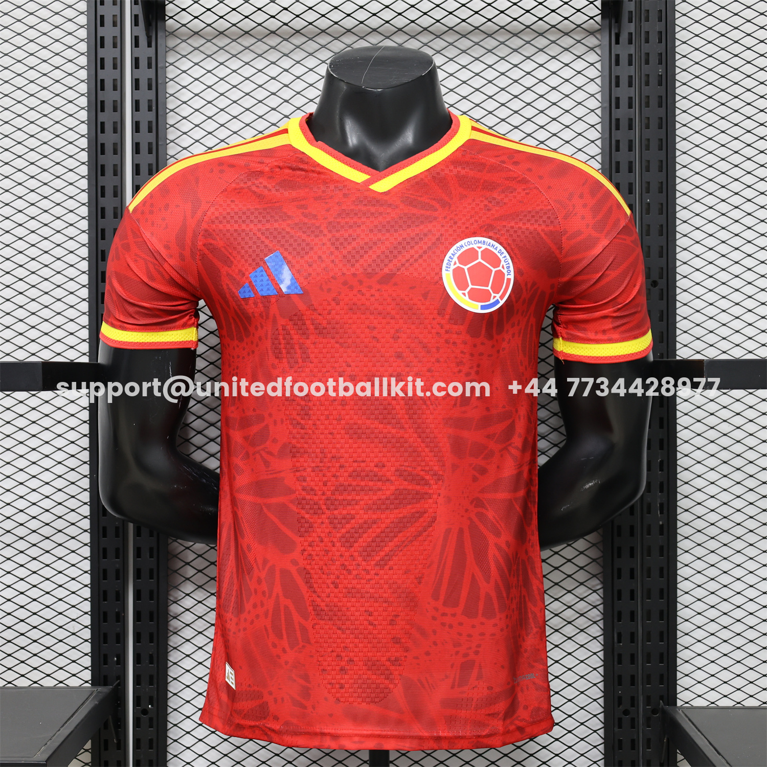 Unitedfootballkit.com | Colombia 2026 Red Special Jersey - Player Version -Customize Name, Number and Patch | Worldwide Shipping