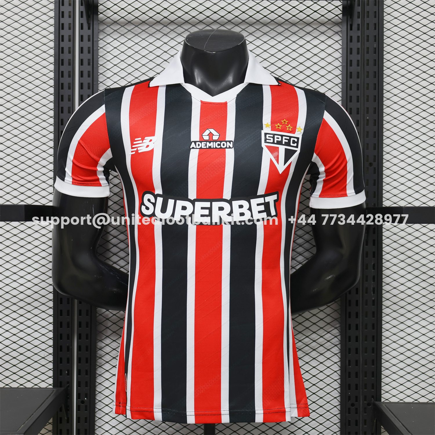 Unitedfootballkit.com | Sao Paulo 2026 Away Jersey - Player Version -Customize Name, Number and Patch | Worldwide Shipping