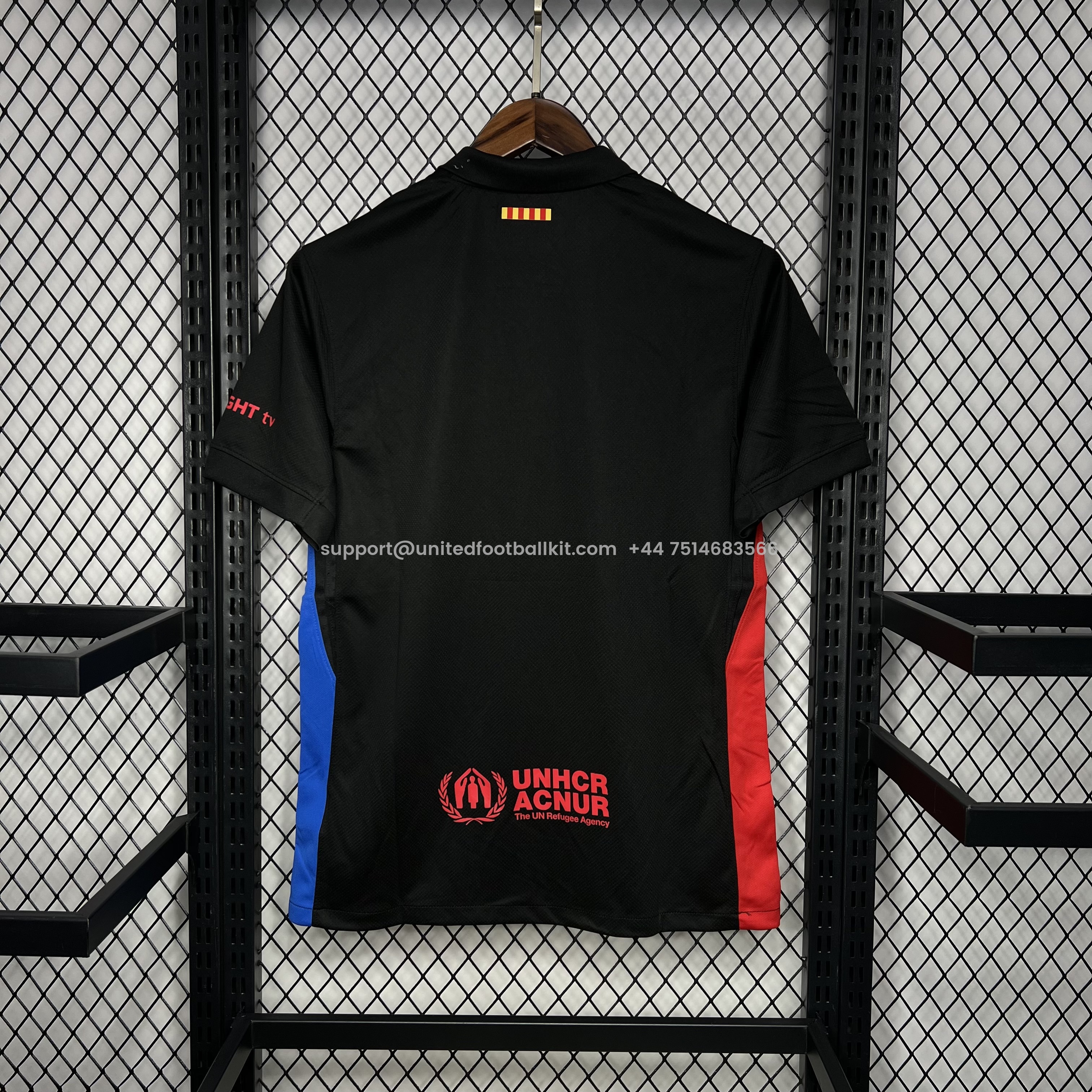 Unitedfootballkit.com | Barcelona 24-25 Away Jersey - Fans Version -Customize Name, Number and Patch | Worldwide Shipping