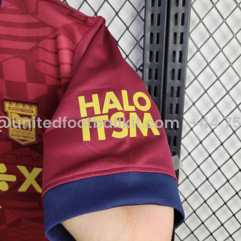 Unitedfootballkit.com | Ipswich Town 24-25 Away Jersey - Fans Version -Customize Name, Number and Patch | Worldwide Shipping