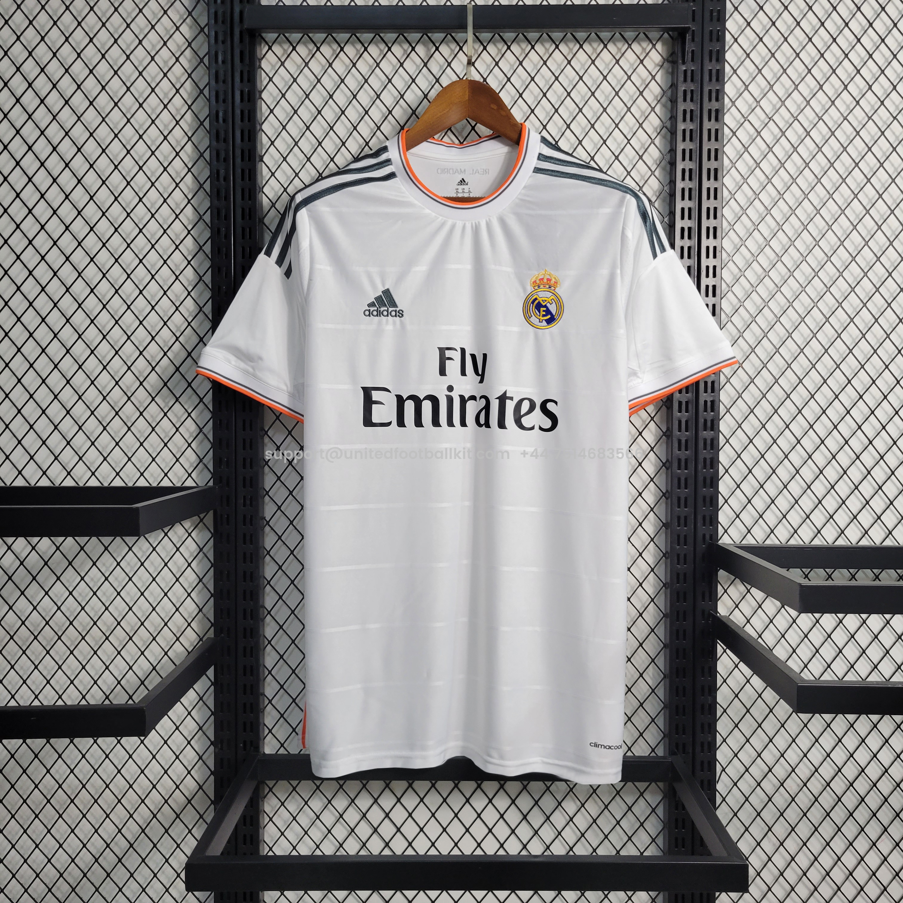 Unitedfootballkit.com | Retro Real Madrid 13-14 Home Stadium Jersey -Customize Name, Number and Patch | Worldwide Shipping