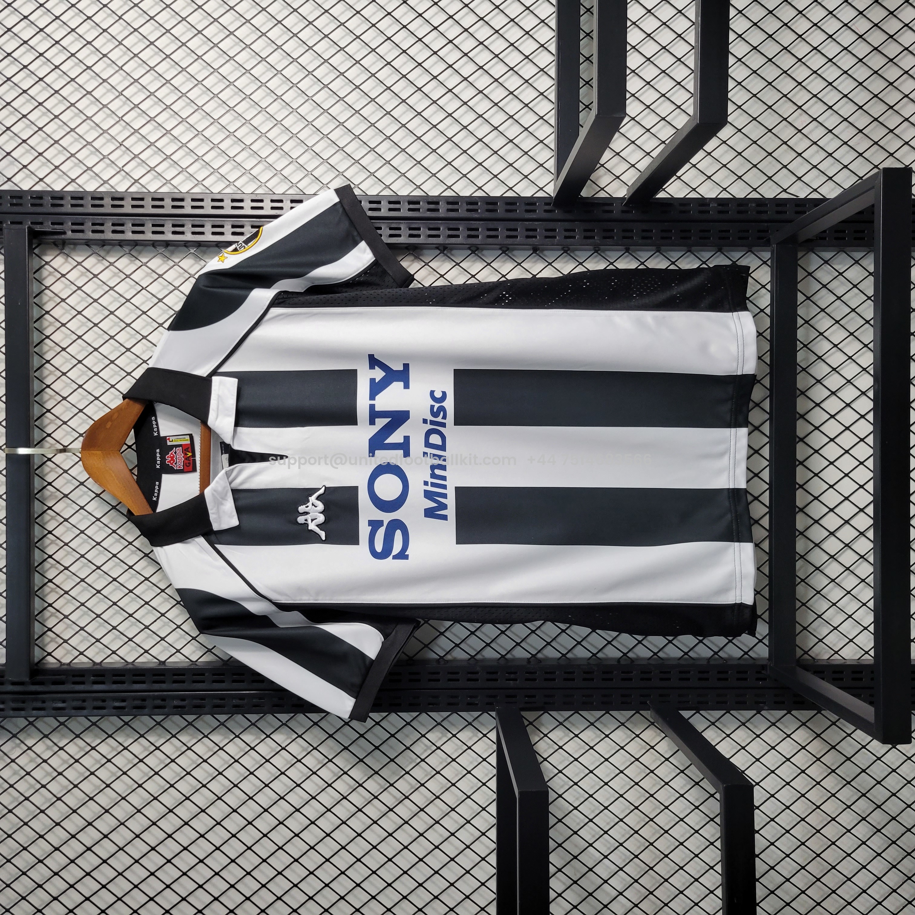 Unitedfootballkit.com | Retro Juventus 1997-98 Home Stadium Jersey -Customize Name, Number and Patch | Worldwide Shipping