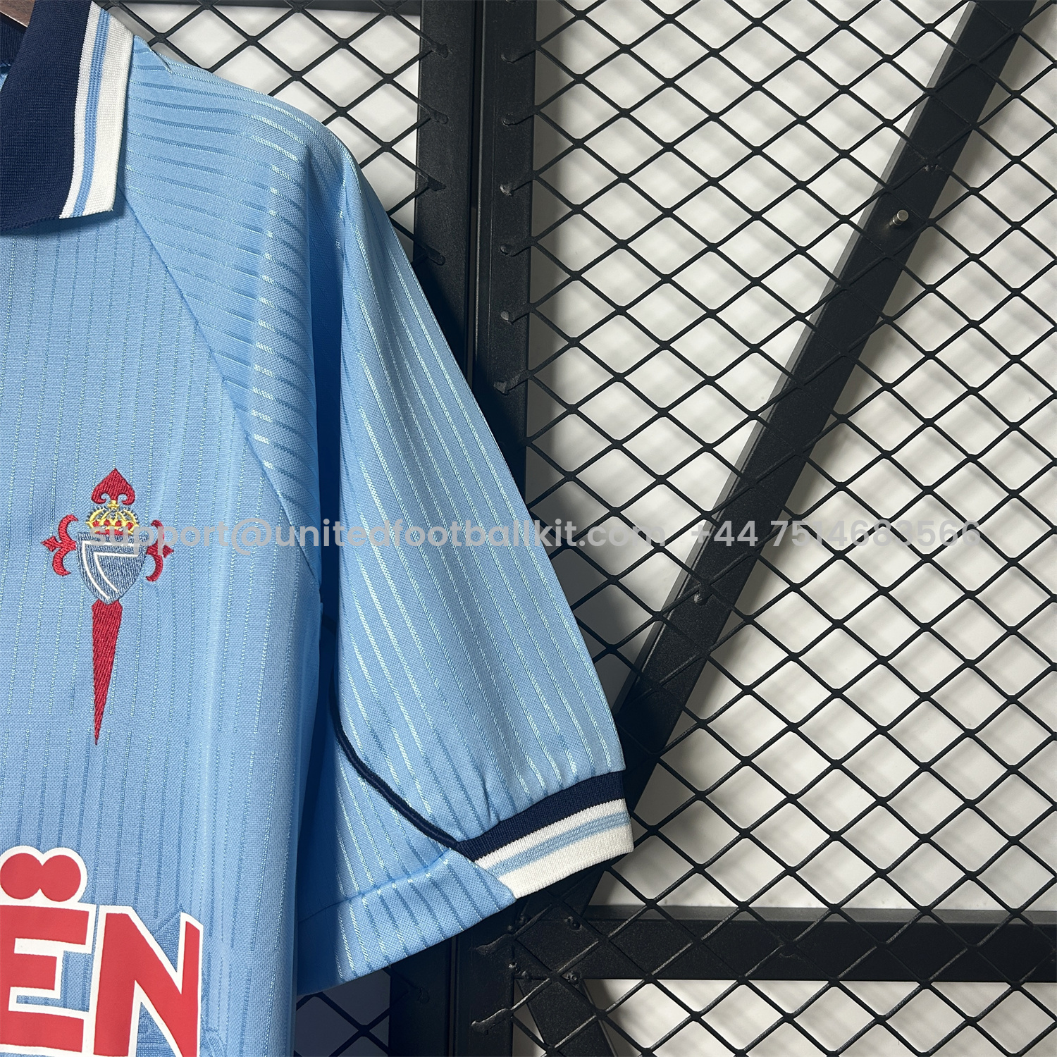 Unitedfootballkit.com | Retro Celta Vigo 1997-99 Home Jersey -Customize Name, Number and Patch | Worldwide Shipping