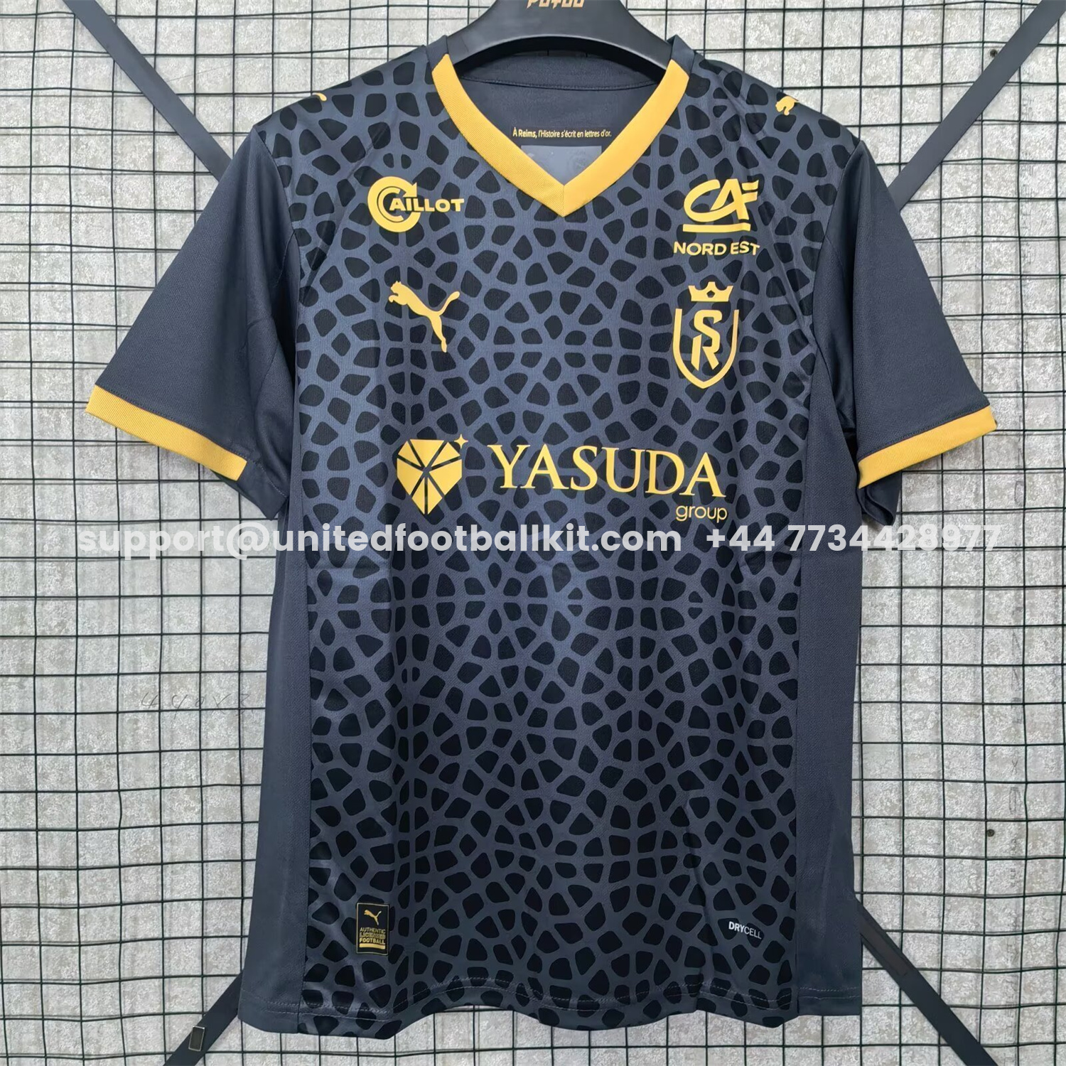 Unitedfootballkit.com | Stade de Reims 25-26 Third Jersey - Fans Version -Customize Name, Number and Patch | Worldwide Shipping