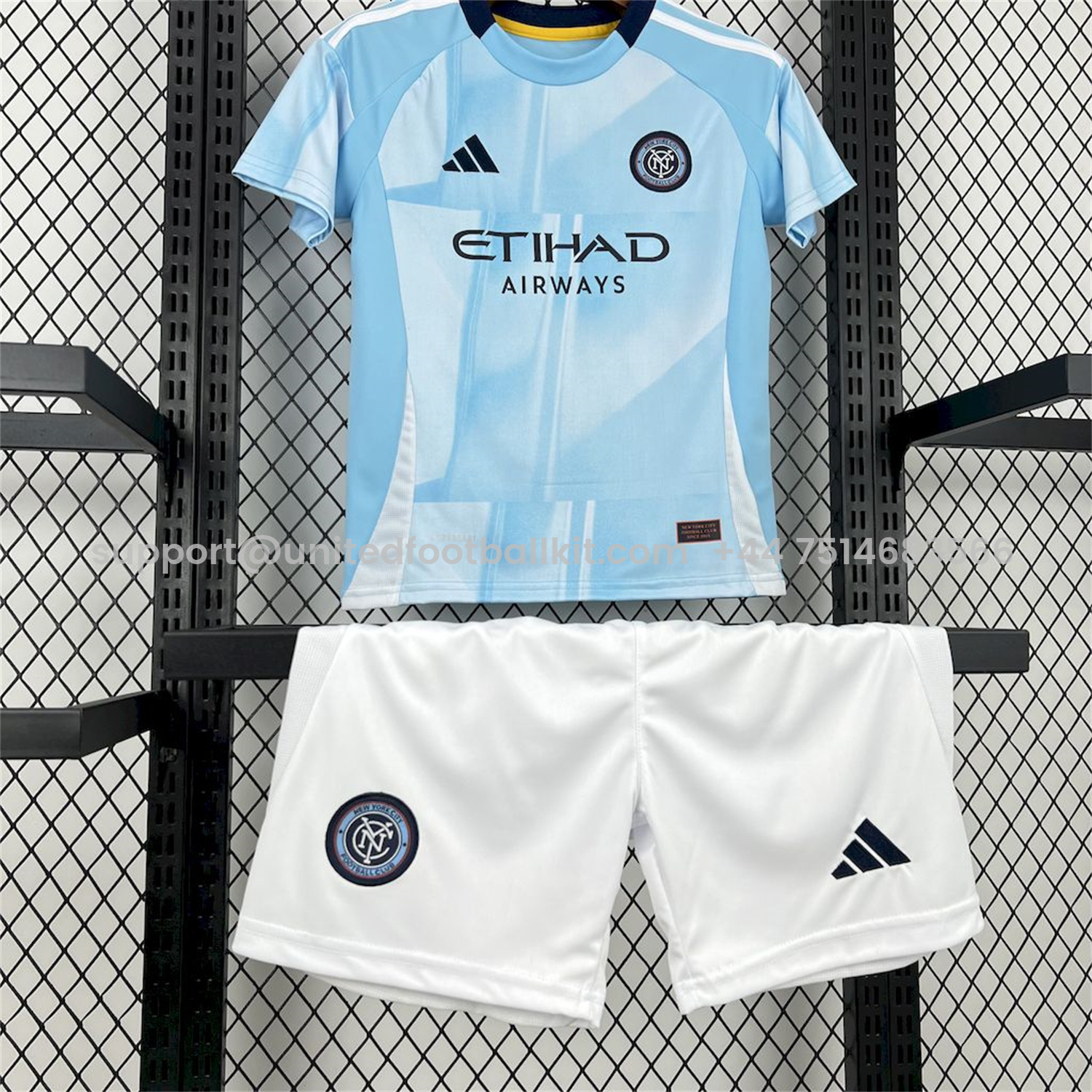 Unitedfootballkit.com | New York City 2025 Home Kids Kit -Customize Name, Number and Patch | Worldwide Shipping