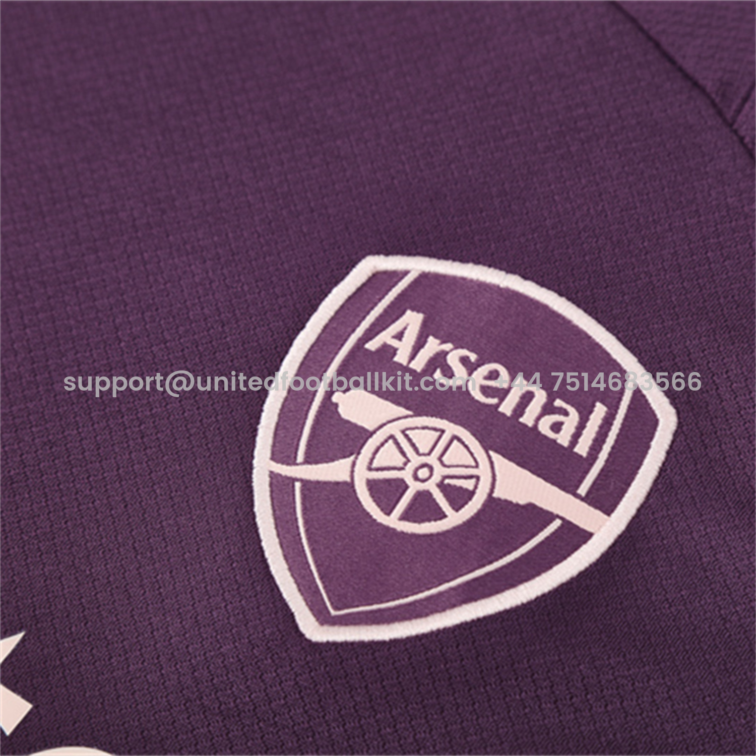Unitedfootballkit.com | Arsenal 24-25 Short-Sleeve Training Set - Purple -Customize Name, Number and Patch | Worldwide Shipping